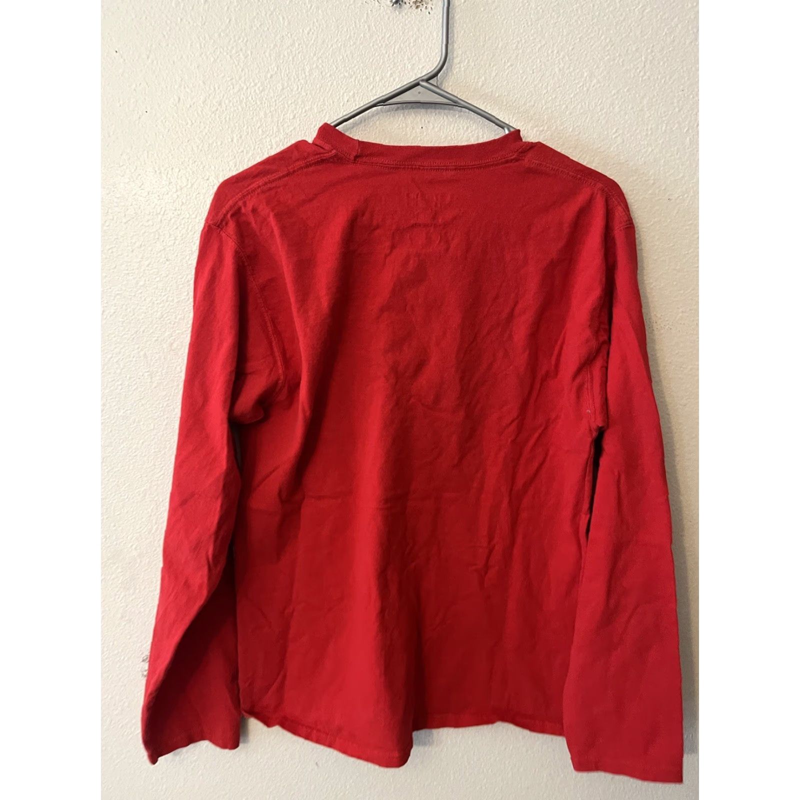 Champion Champion Mens Long Sleeve Pullover Logo T Shirt Medium Red Athleticwear Logo Size US M / EU 48-50 / 2 - 2 Thumbnail
