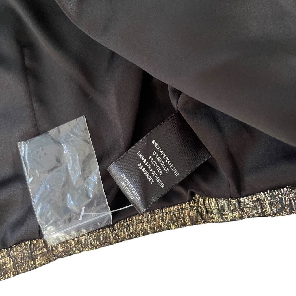 Other Michael Costello x REVOLVE Washington Jacket in Black & Gold Size XS / US 0-2 / IT 36-38 - 7 Thumbnail