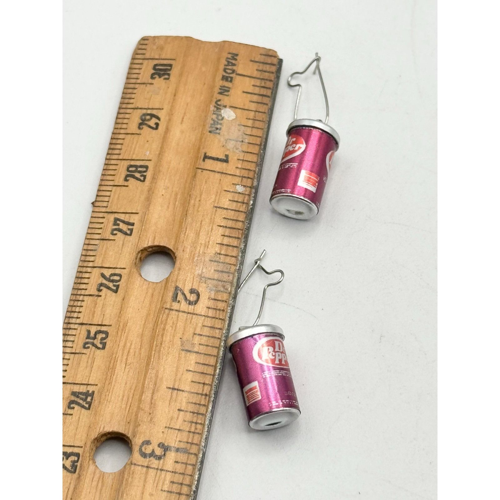 Vintage Vintage Dr. Pepper Soda Can Dangle Earrings Size ONE SIZE - 4 Thumbnail