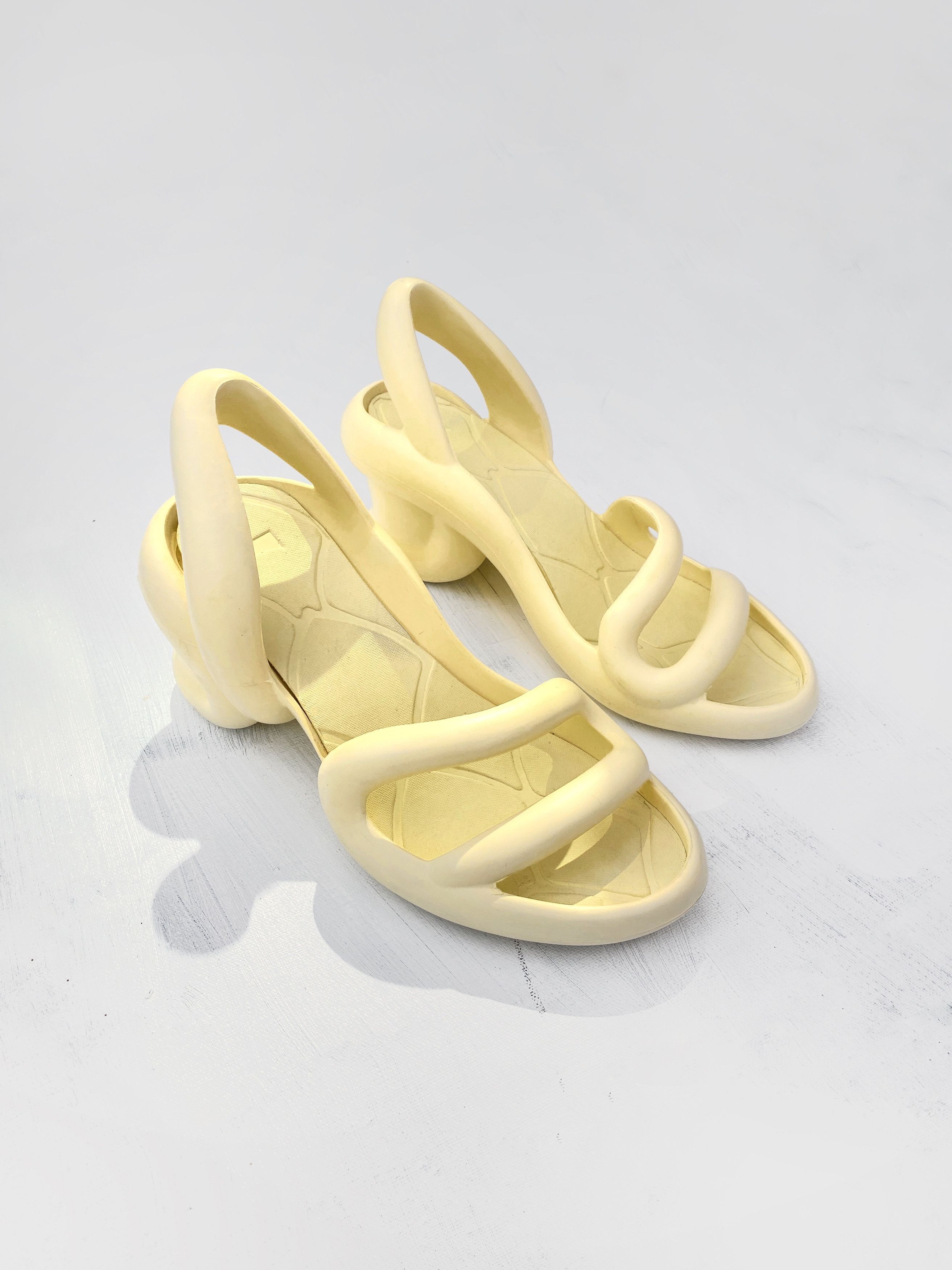 Camper Camper Kobarah sandals in butter yellow Size US 8 / IT 38 - 1 Thumbnail