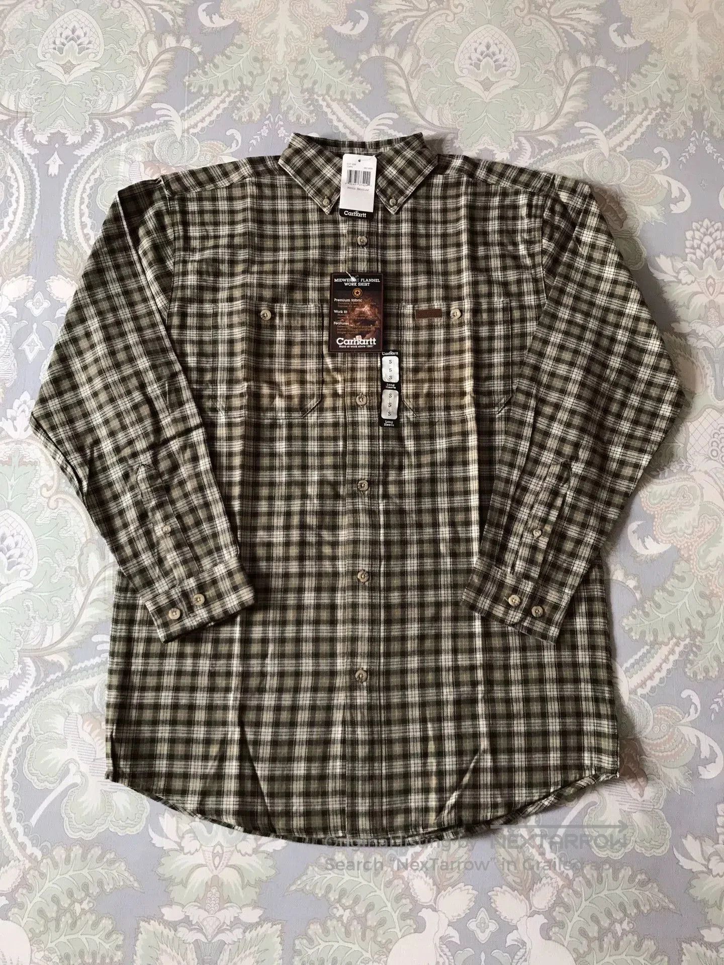 Carhartt Carhartt S131 LDN Flannel Work Shirt. Size US S / EU 44-46 / 1 - 1 Thumbnail