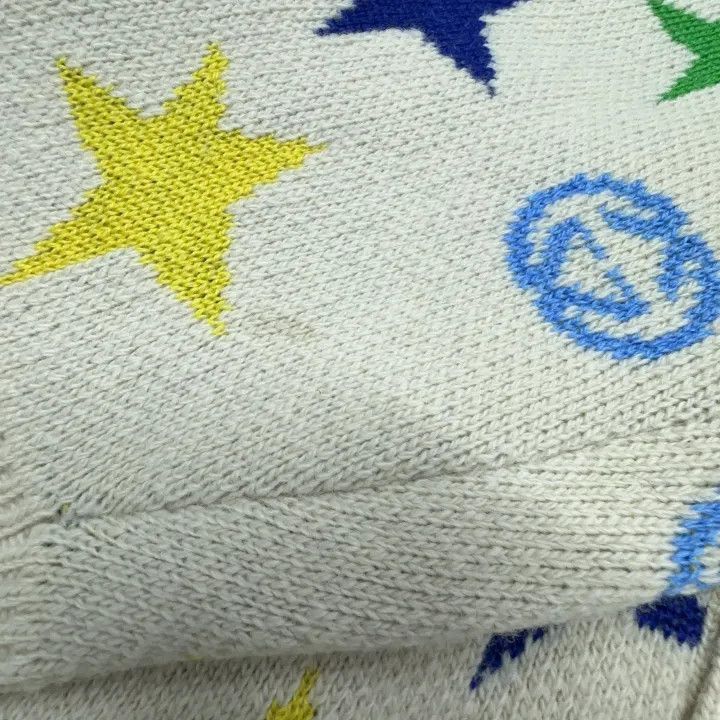 Gucci Gucci Gucci V-Neck Wool Cardigan with Star Print -2506 Size US S / EU 44-46 / 1 - 8 Thumbnail