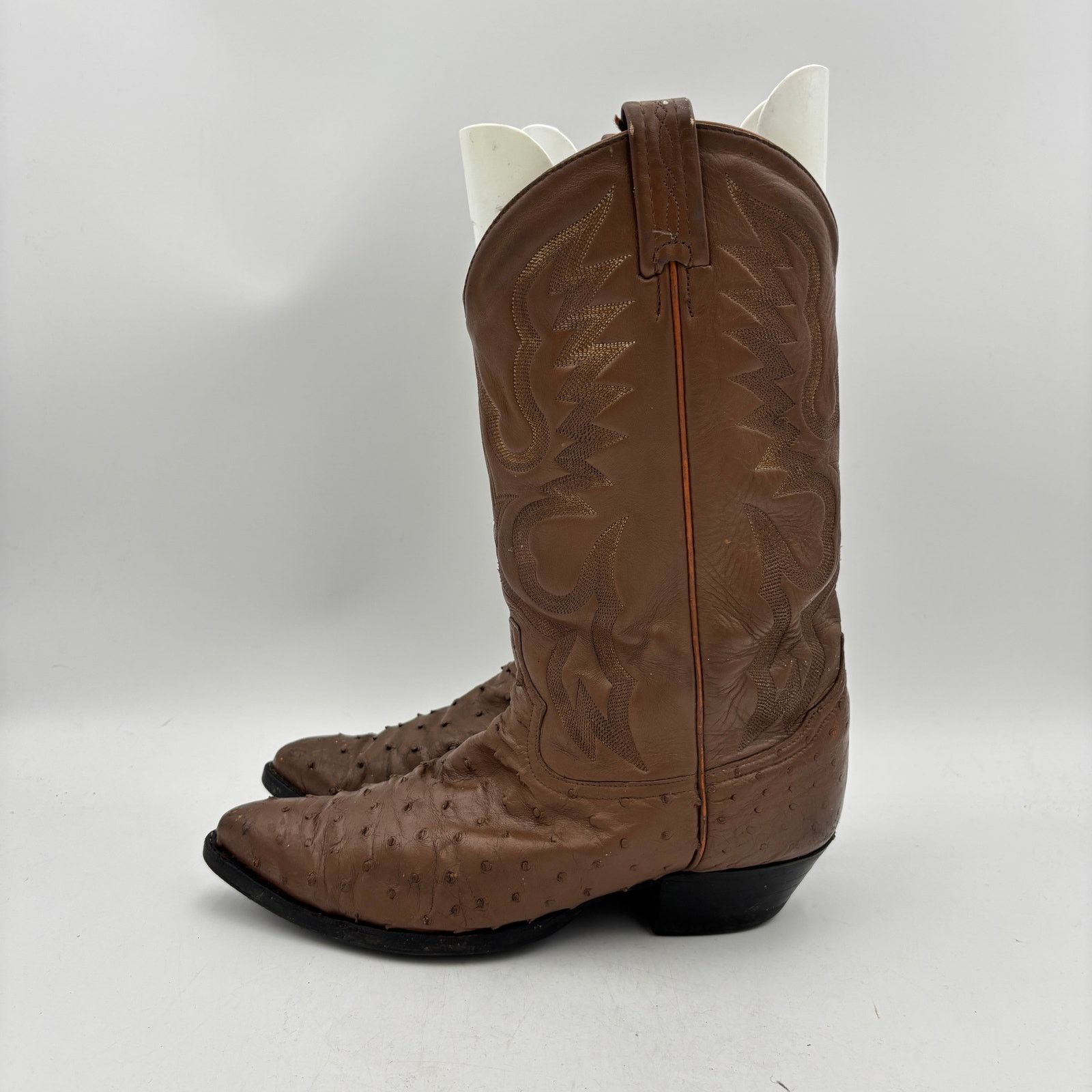 Tony Lama Tony Lama 8241 Full Quill Ostrich Leather Boots Men's 9.5 EE Size US 9.5 / EU 42-43 - 5 Thumbnail