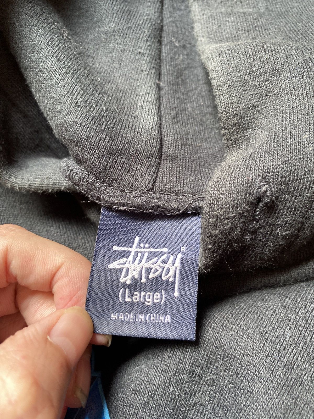 Stussy × Vintage Vintage Stussy NYLTLA Navy Big Font Size US XL / EU 56 / 4 - 7 Thumbnail