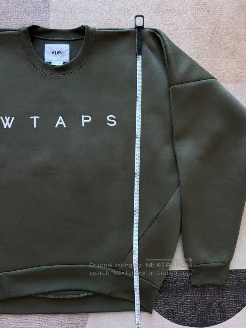 Wtaps Wtaps Military green space cotton machine knit t-shirt Size US M / EU 48-50 / 2 - 7 Thumbnail