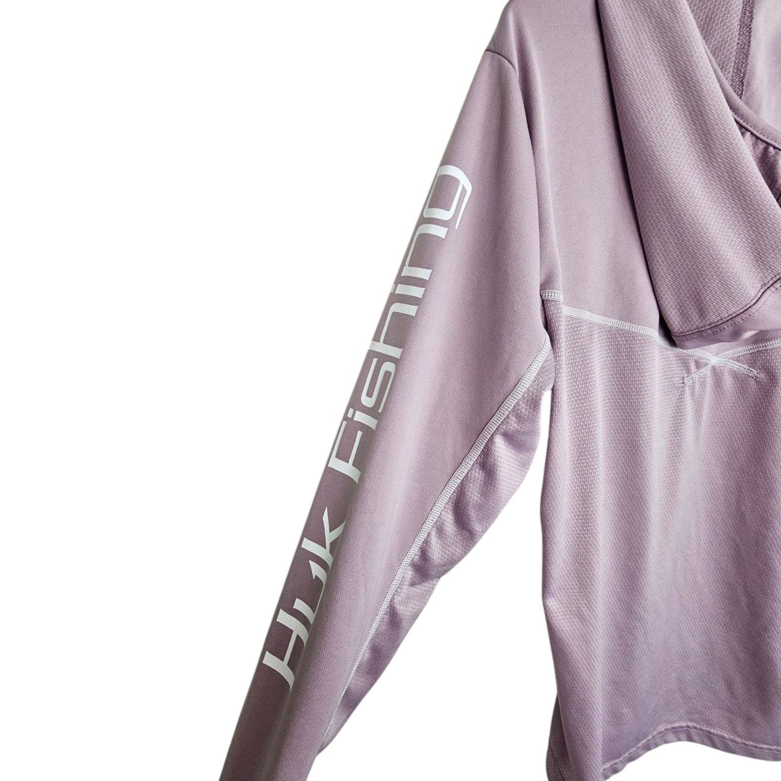Huckberry Huk Icon X Hoodie Womens Fishing Shirt Size L Purple Gorp Size L / US 10 / IT 46 - 8 Thumbnail
