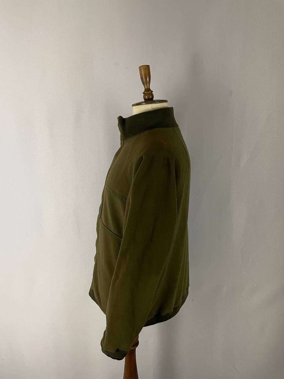 Prada Prada Fleece Sweater Khaki Zip Size US XXL / EU 58 / 5 - 5 Thumbnail