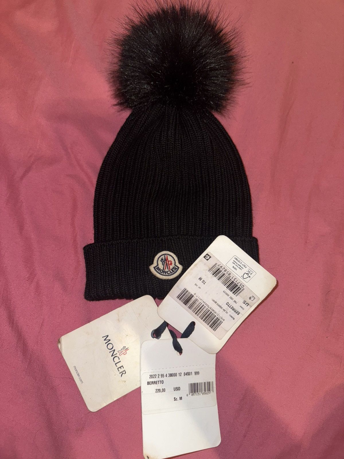 Moncler Moncler puff beanie hat (Unisex) Size ONE SIZE - 3 Thumbnail
