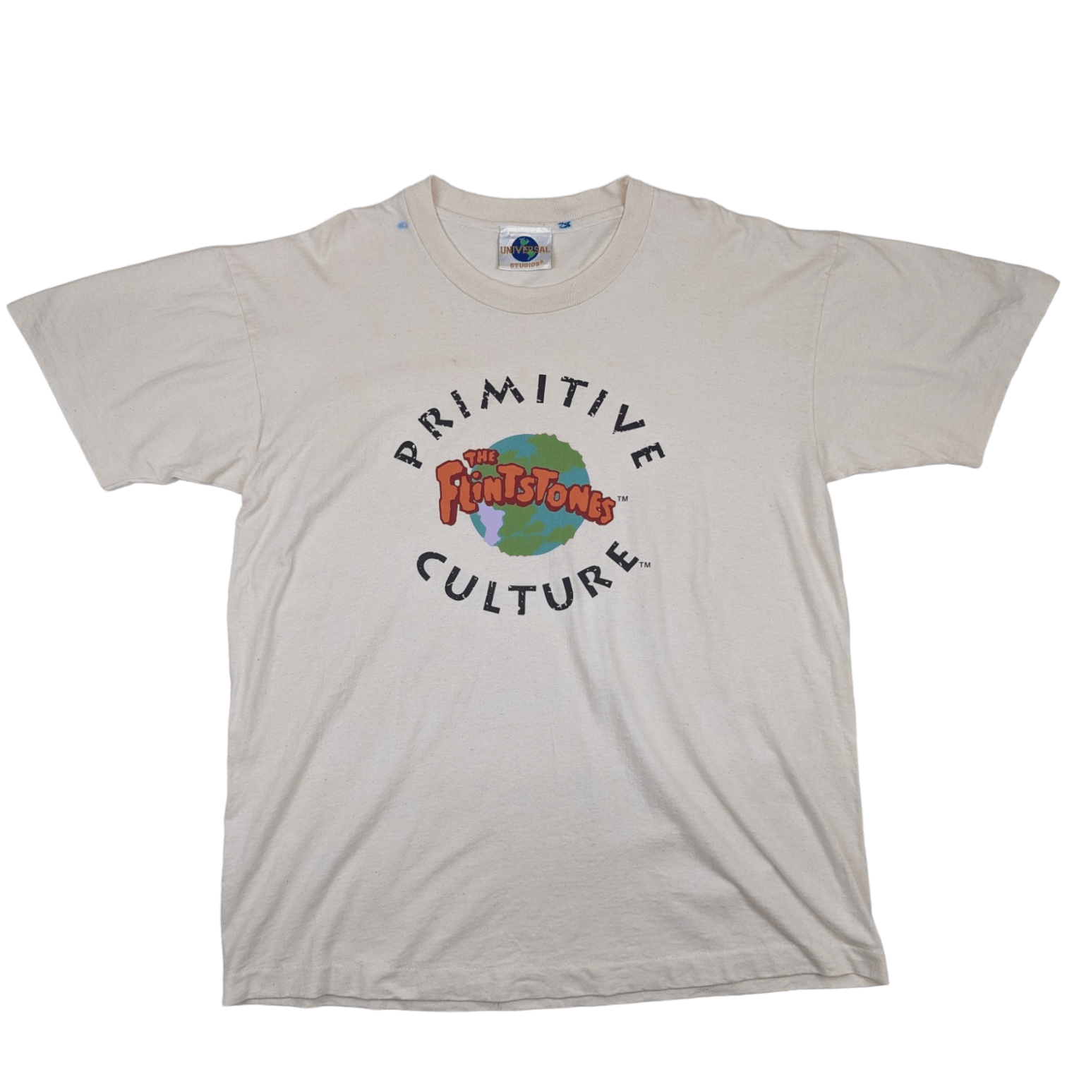 Universal Studios 90'd UNIVERSAL STUDIOS The Flintstones Primitive Culture Tee Size US L / EU 52-54 / 3 - 2 Thumbnail