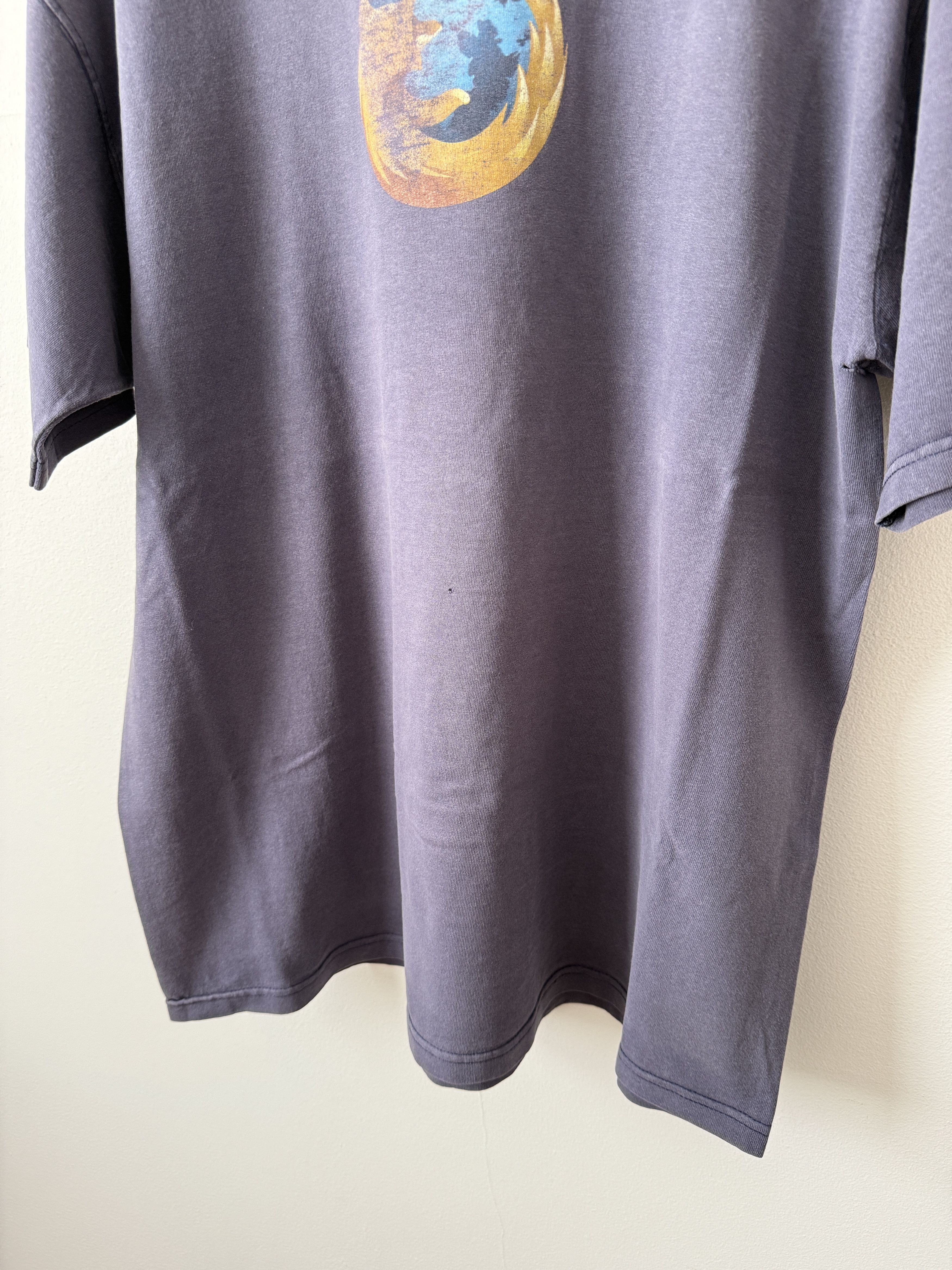 Fruit Of The Loom Vintage Mozilla Firefox Faded T-shirt Size US XL / EU 56 / 4 - 7 Thumbnail