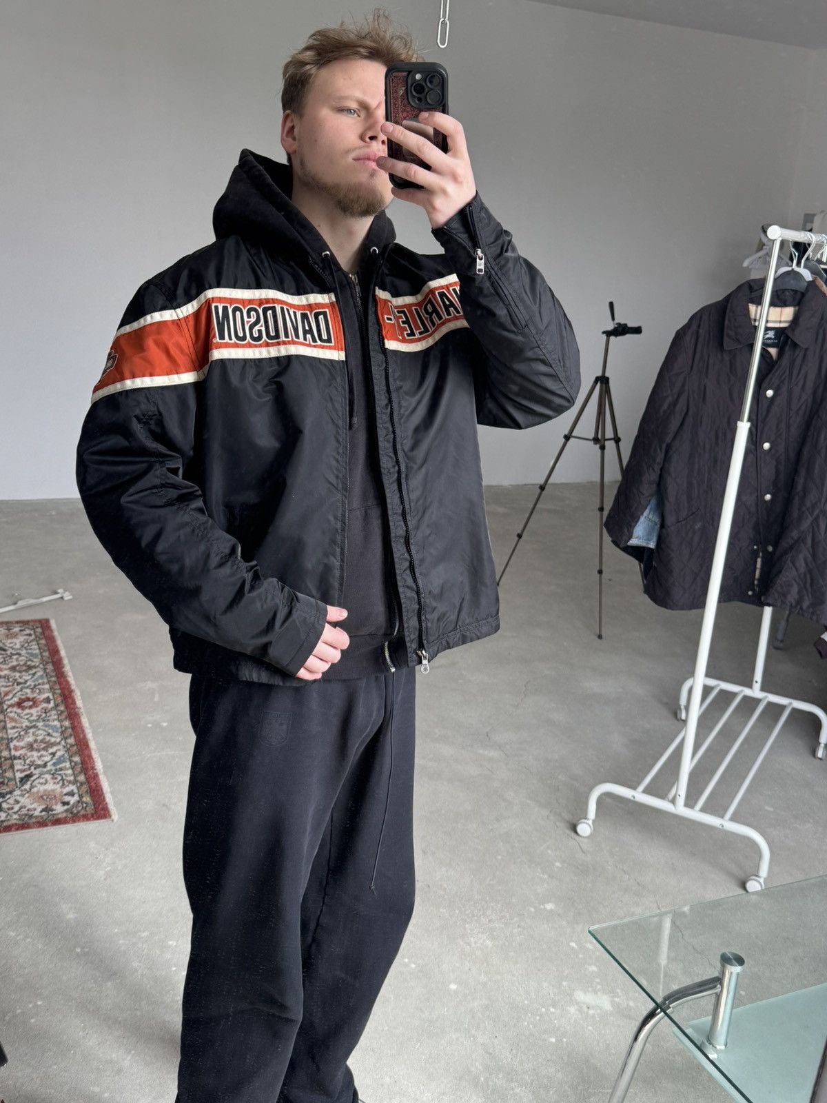 Harley Davidson × Vintage Vintage Harley Davidson Moto Jacket Size US L / EU 52-54 / 3 - 1 Thumbnail