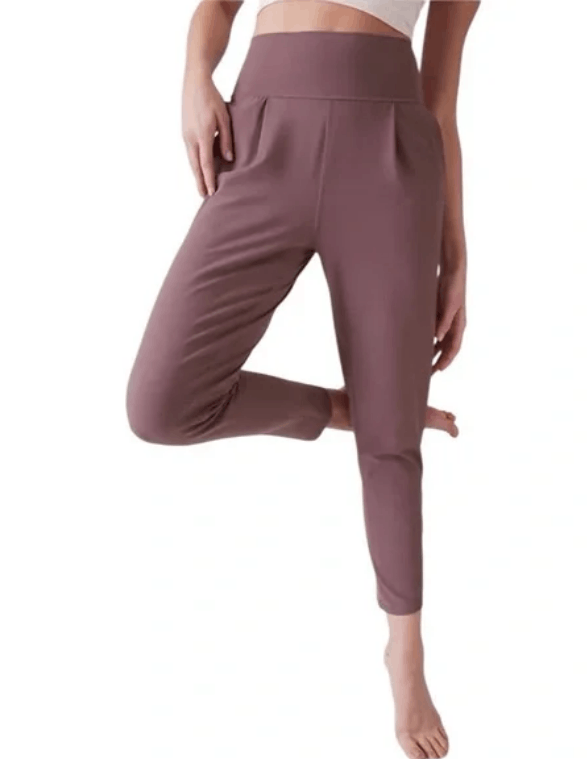 Athleta Athleta Elation Damask Mauve Jogger Soft Powervita Tapered Size 28" / US 6 / IT 42 - 1 Thumbnail