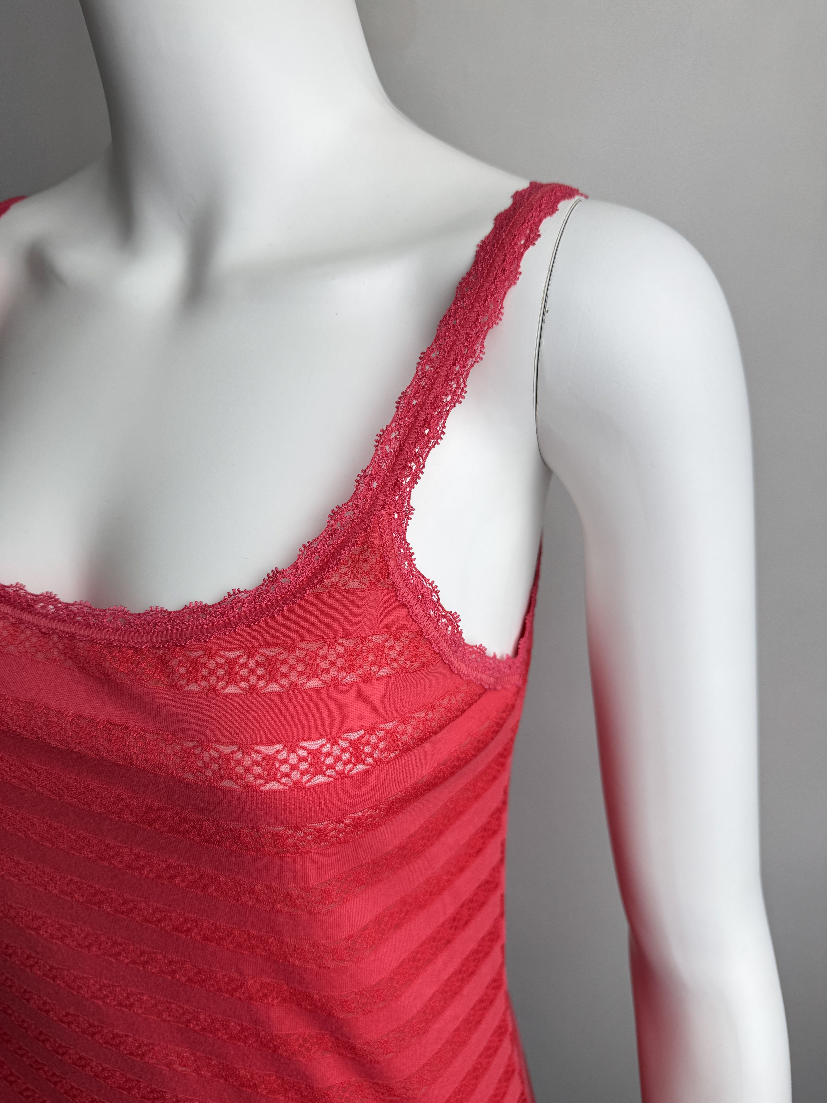 Designer × Pierre Cardin × Vintage PIERRE CARDIN vintage women’s sheer lace tank top Size S / US 4 / IT 40 - 7 Thumbnail