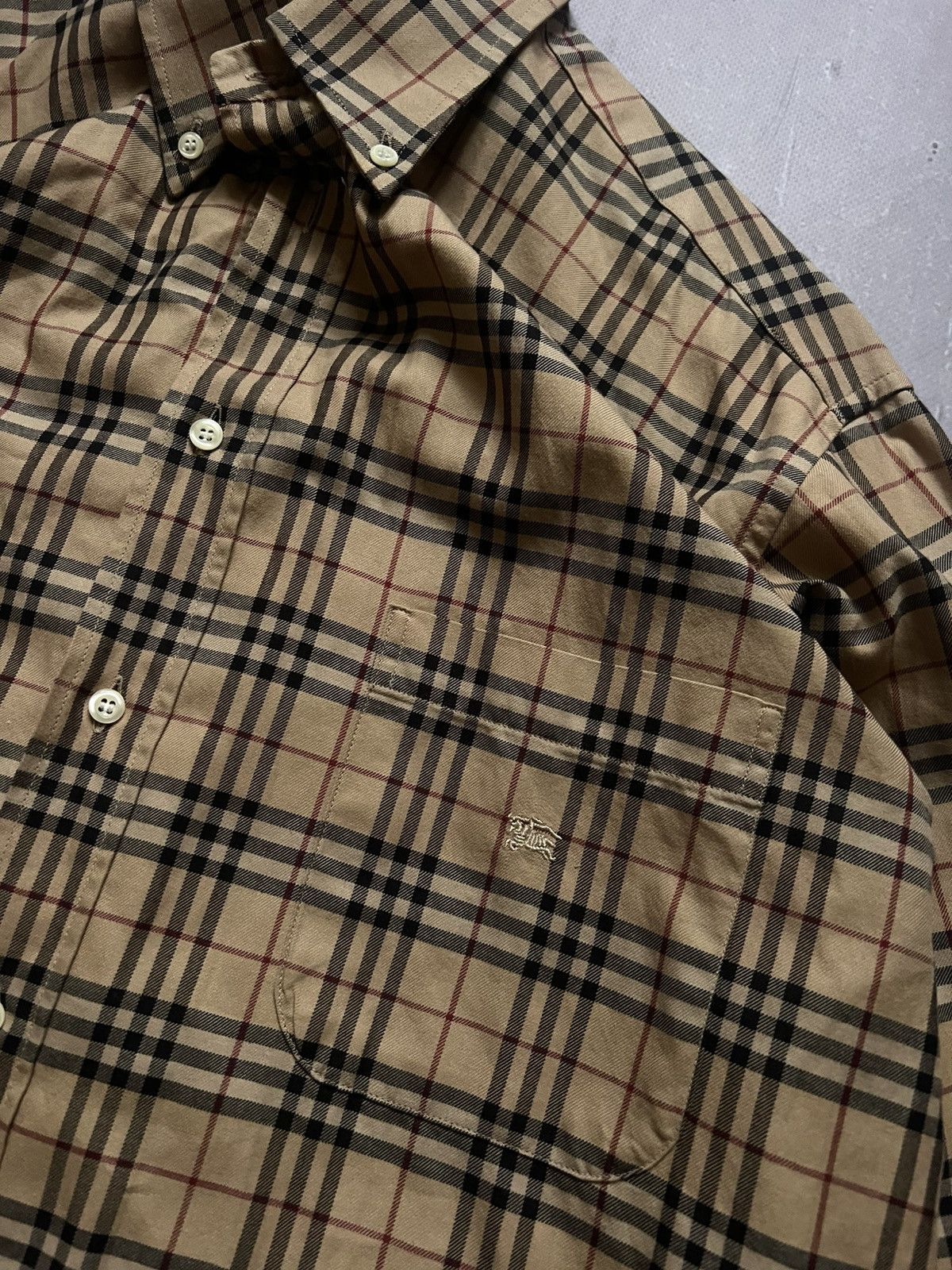 Burberry Rare Shirt Burberry Size 39 Size US XL / EU 56 / 4 - 3 Thumbnail