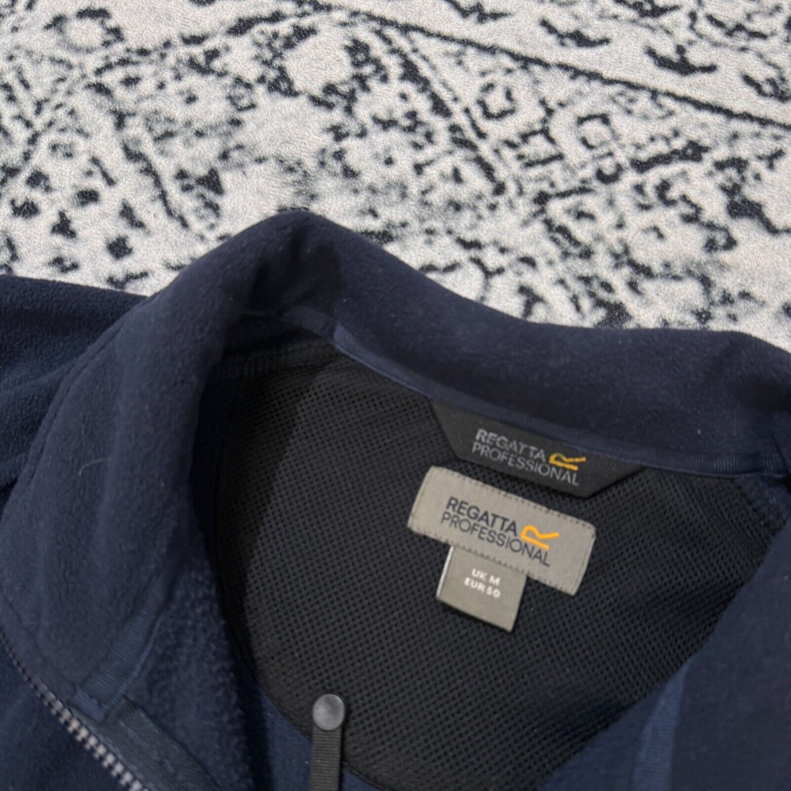 Vintage Vintage Regatta Navy Polyester Fleece Zip Size M Outdoor 90s Size US M / EU 48-50 / 2 - 8 Thumbnail