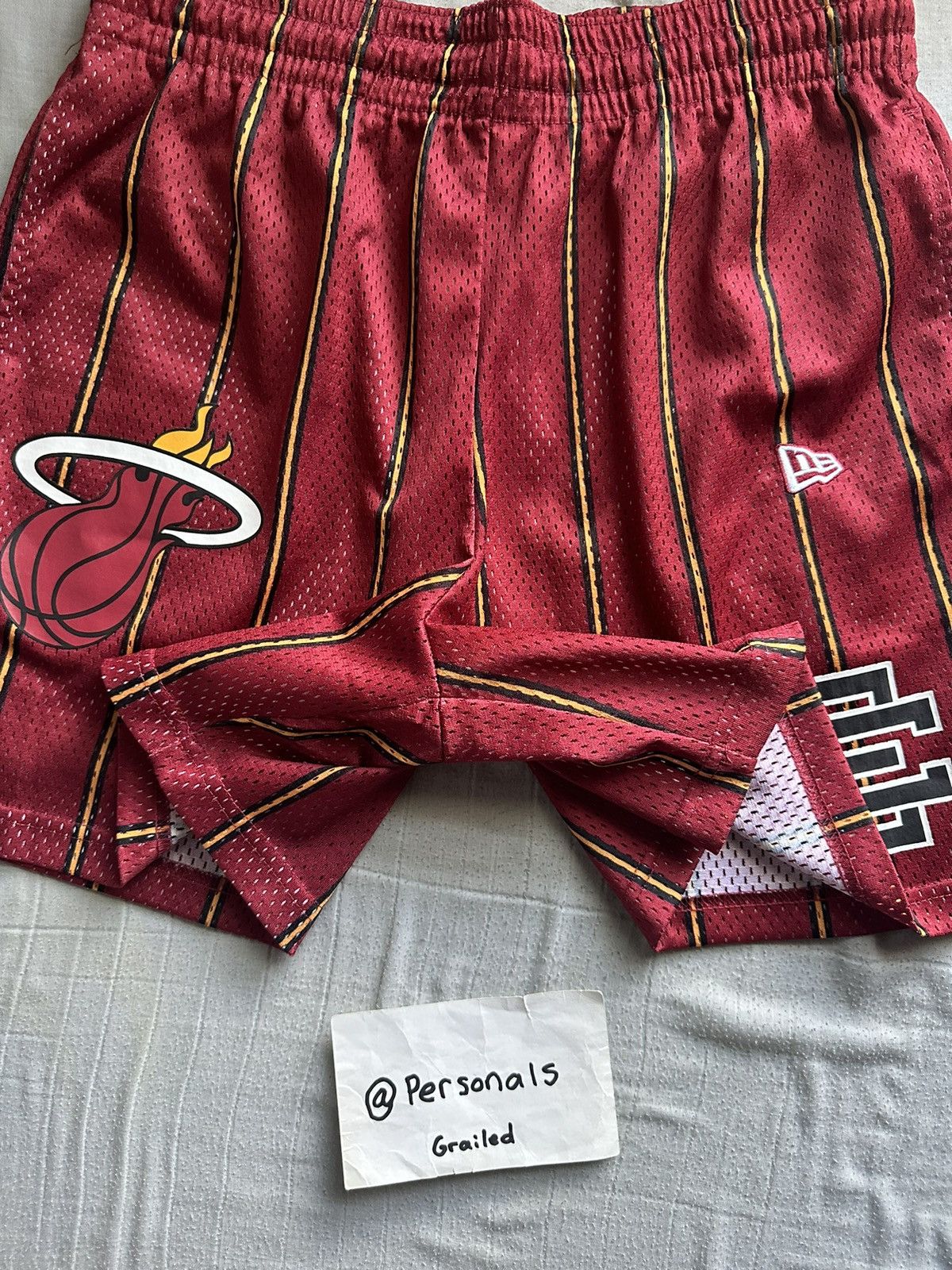 Eric Emanuel × NBA Eric Emanuel Miami Heat Shorts Large Size US 34 / EU 50 - 5 Thumbnail