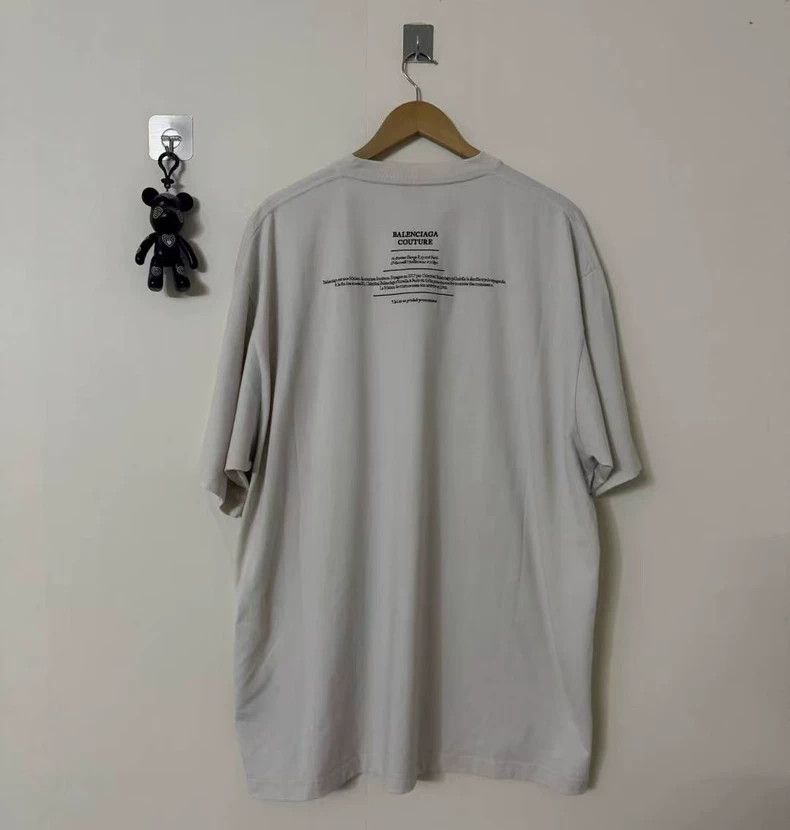 Balenciaga Balenciaga Couture boxy slogan embroidered short sleeves Size US M / EU 48-50 / 2 - 2 Thumbnail