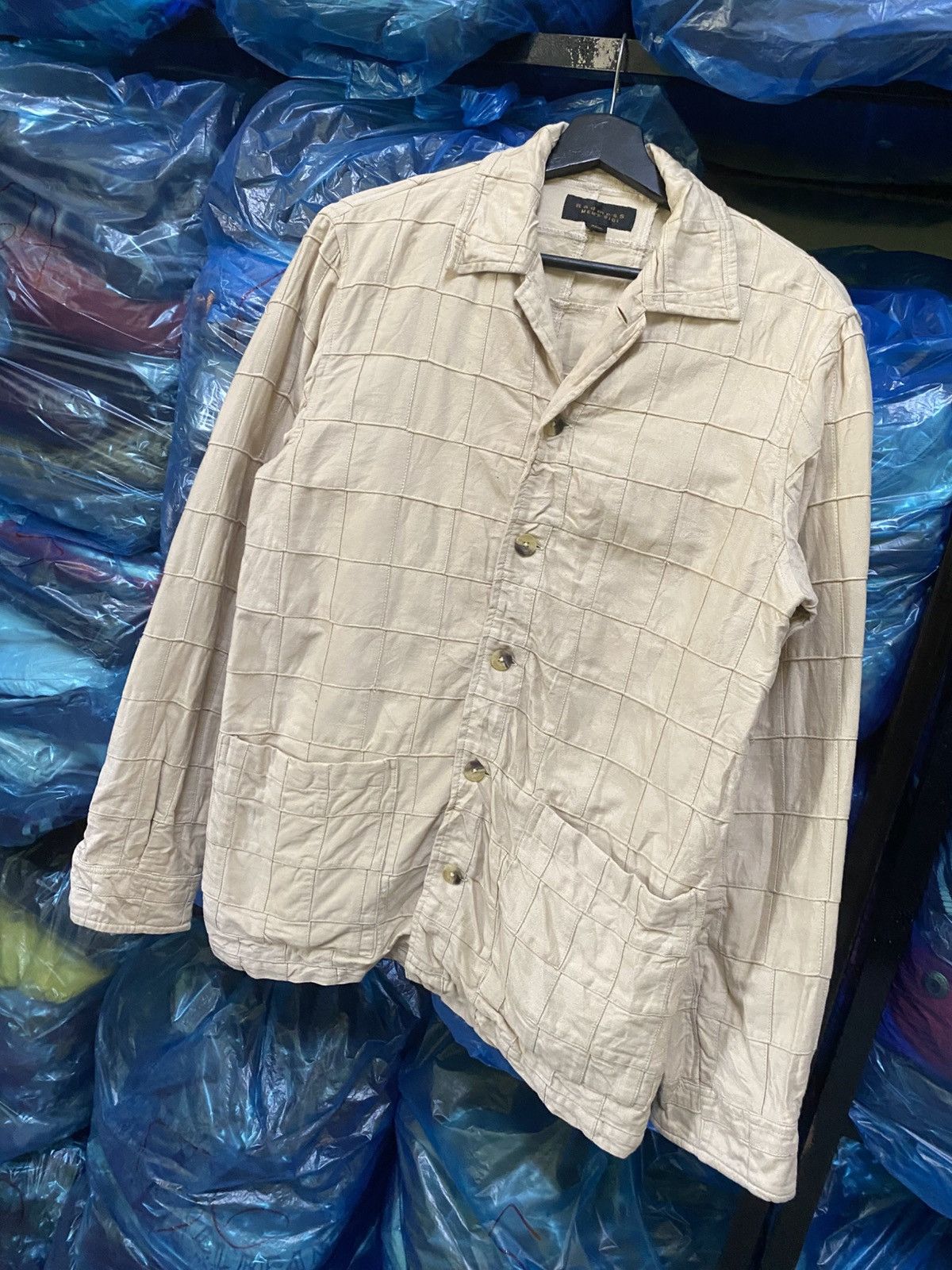 BIGI VINTAGE MENS BIGI PATCHWORK WORKER JACKET Size US S / EU 44-46 / 1 - 2 Thumbnail
