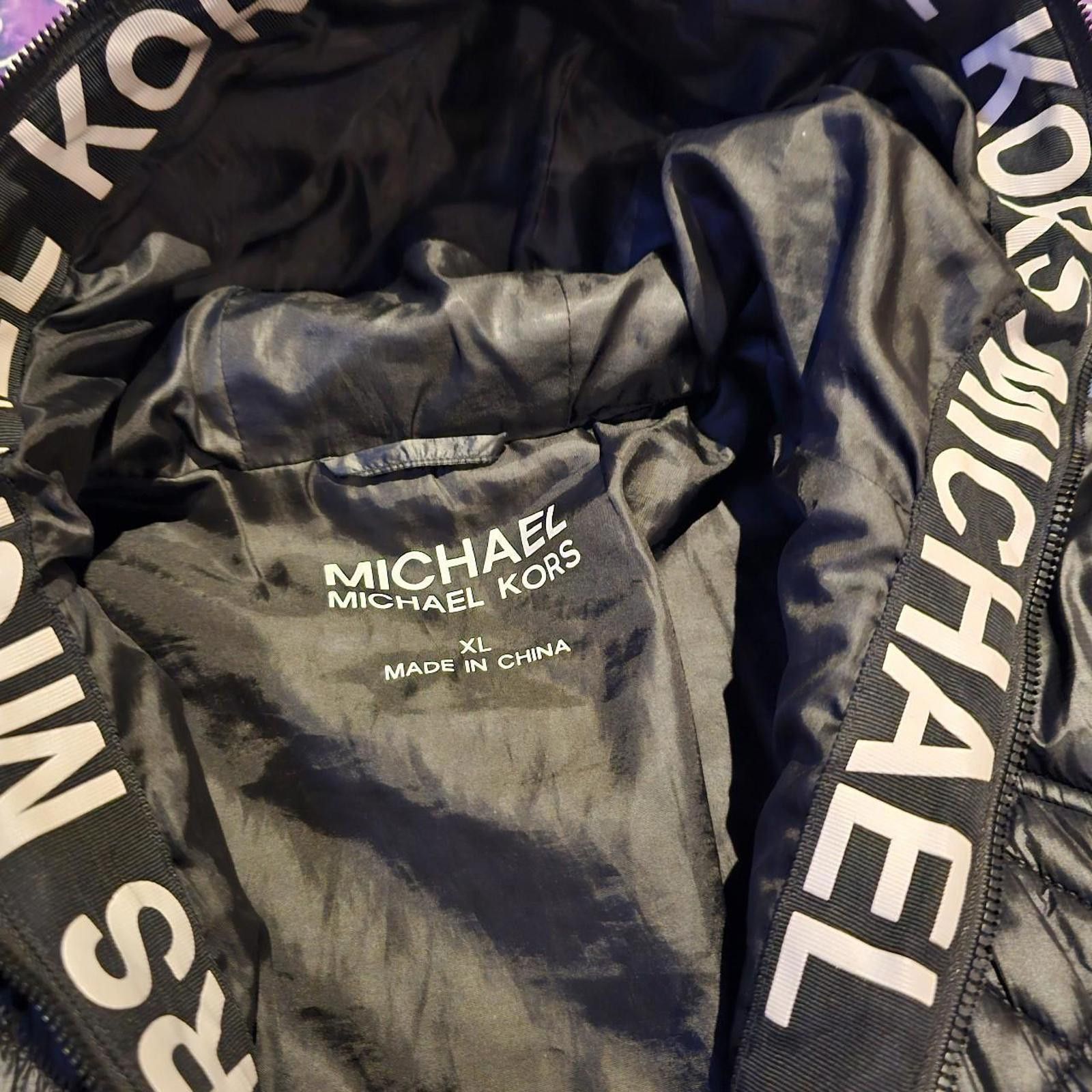 Michael Kors MICHAEL Michael Kors Women's Black Jacket Size XL / US 12-14 / IT 48-50 - 6 Thumbnail