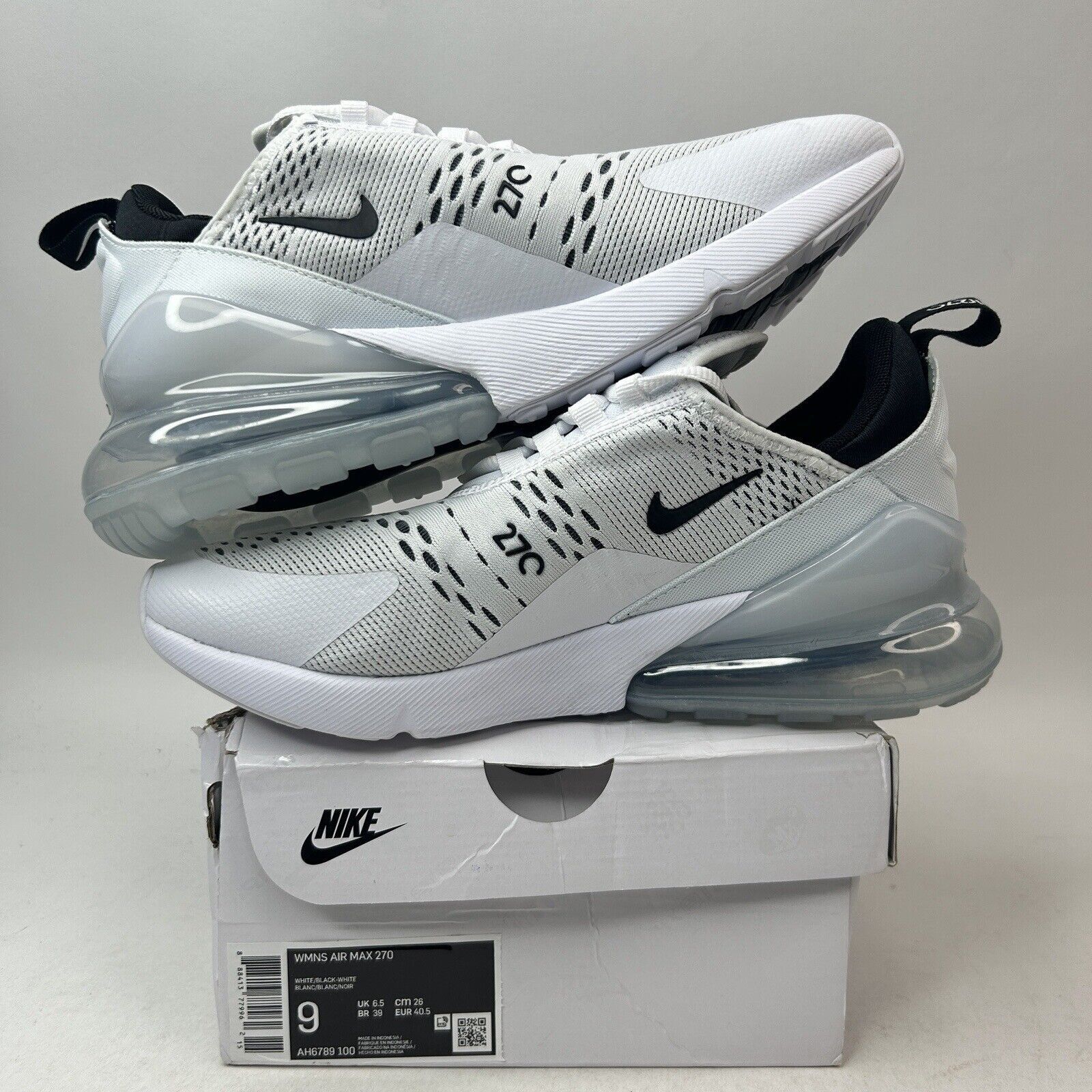 Nike Nike Air Max 270 WMNS “White Black” 2024 Size US 9 / IT 39 - 3 Thumbnail