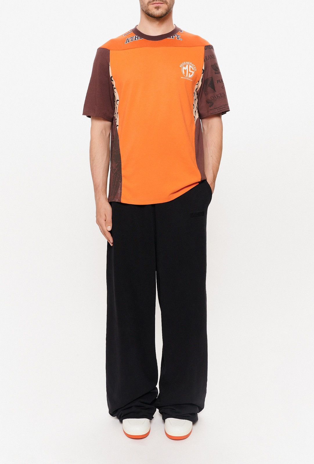 Marine Serre Last Size Marine Serre Regenerated Patchwork T-Shirt Size US M / EU 48-50 / 2 - 11 Thumbnail