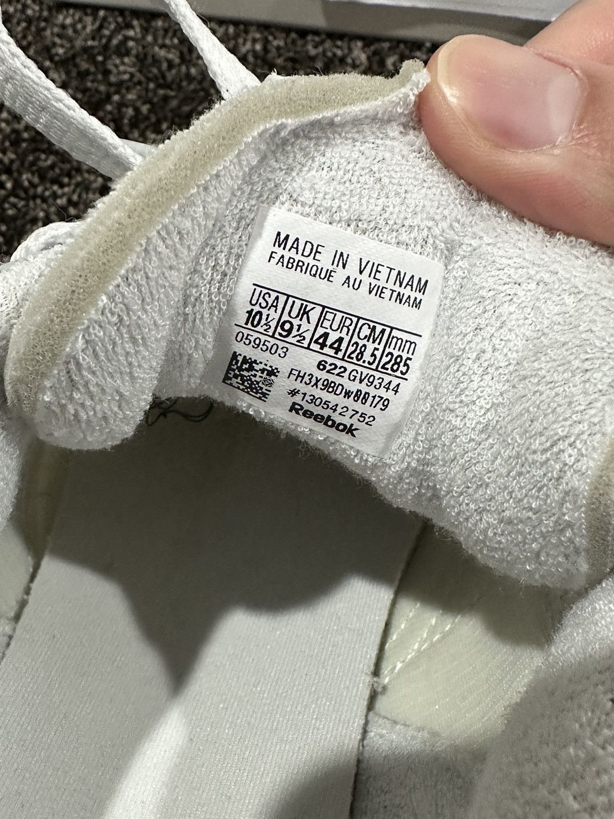 Maison Margiela × Reebok Reebok Classic Re-Co Margiela Project 0 Memory Of V2 Sneaker Size US 10.5 / EU 43-44 - 10 Thumbnail