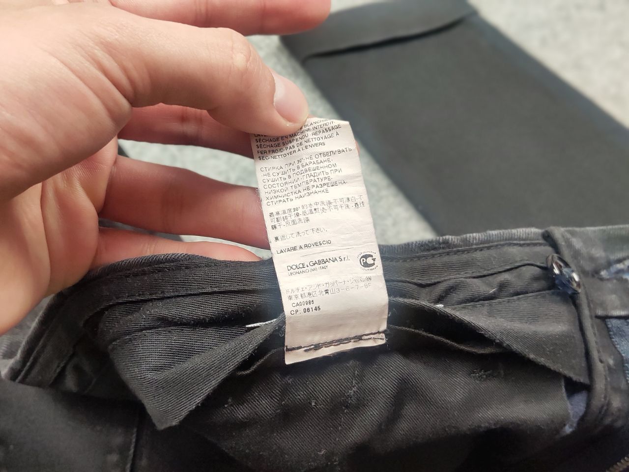 Dolce & Gabbana Dolce Gabbana 18 Design Black Straight Casual Black Jeans Size US 32 / EU 48 - 19 Thumbnail