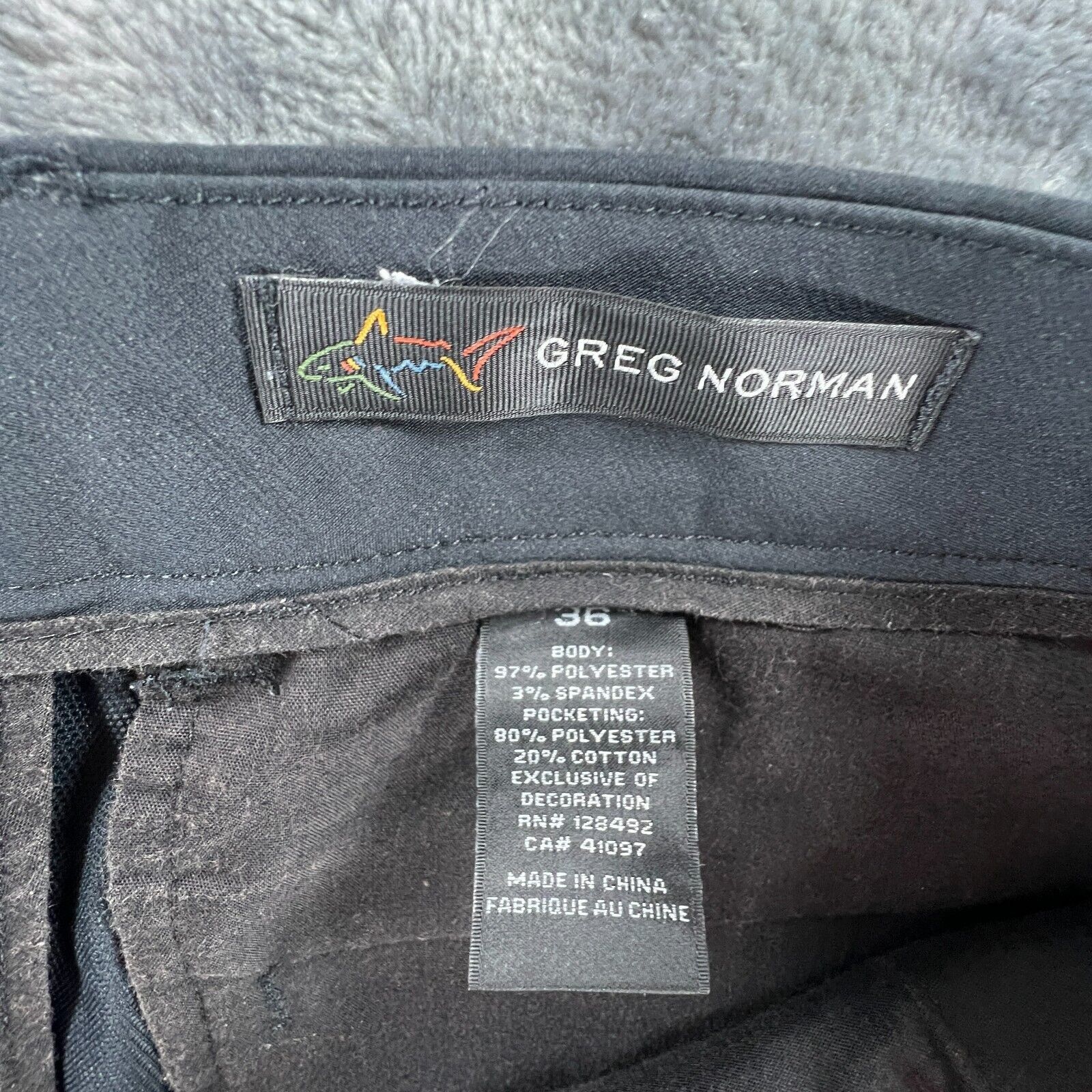 Greg Norman Greg Norman Microfiber Activewear Stretch Black Golf Shorts Size US 36 / EU 52 - 3 Thumbnail