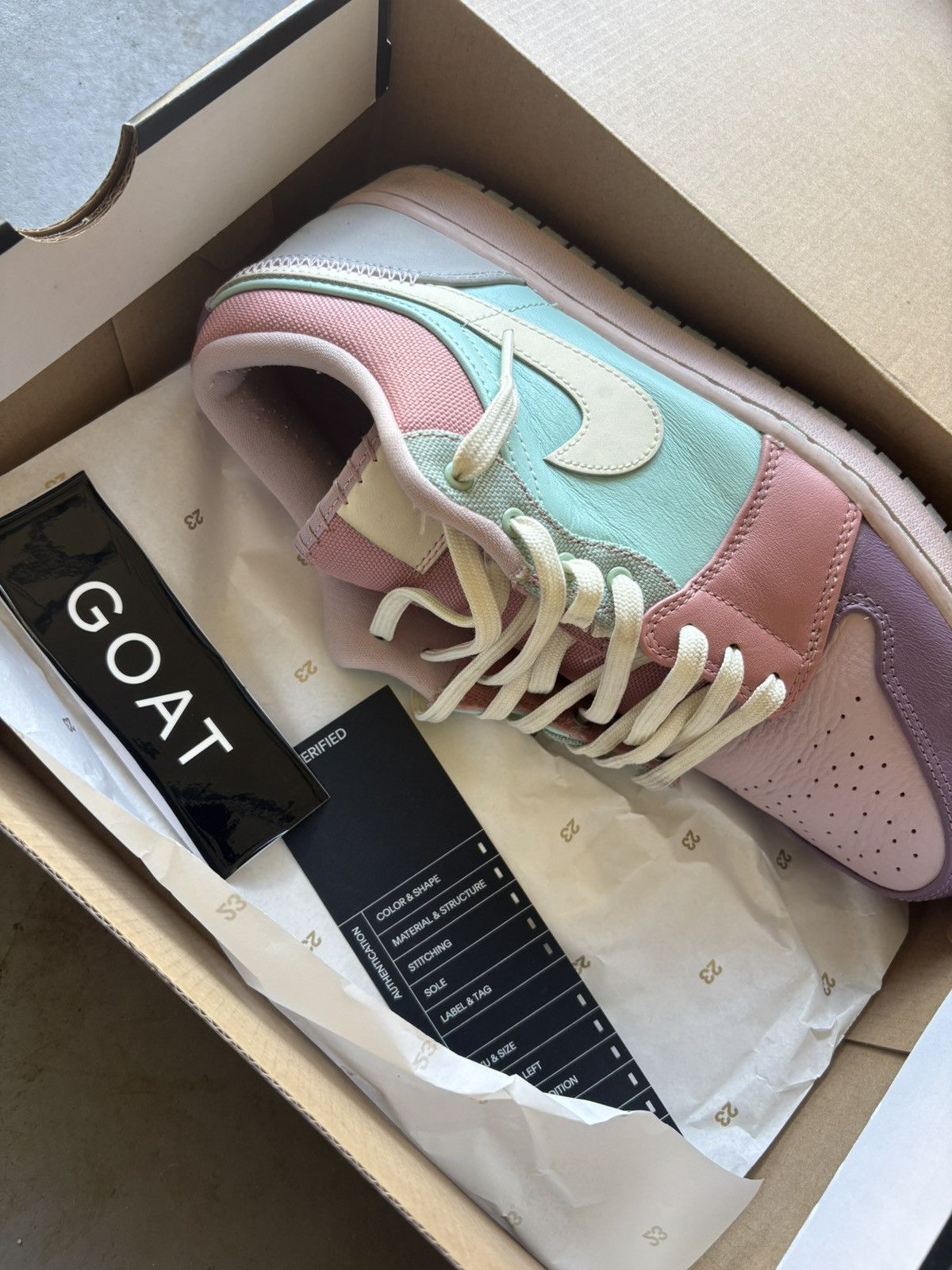 Jordan Brand × Nike Jordan 1 Low SE Easter Pastel Size US 12 / EU 45 - 7 Thumbnail