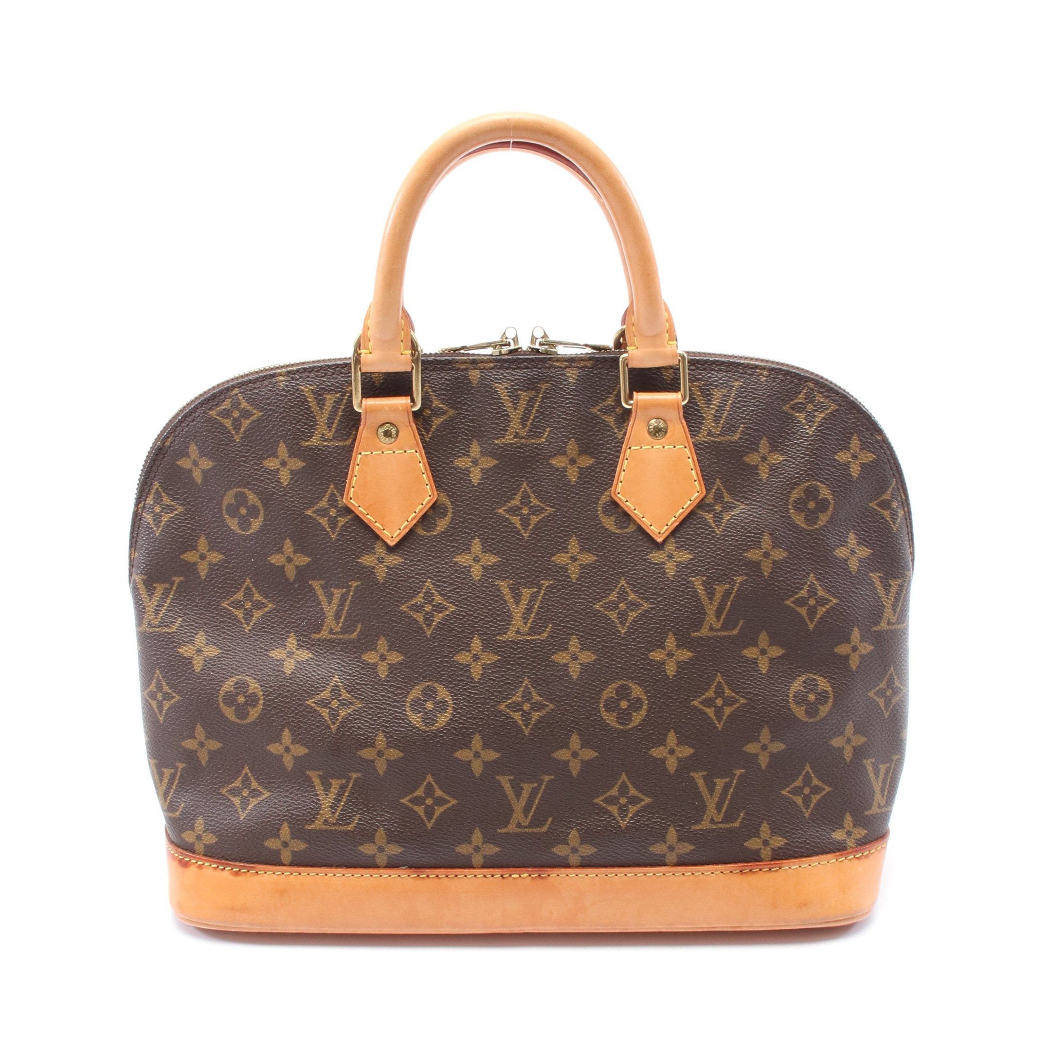 Louis Vuitton Louis Vuitton Alma Pm Monogram Handbag Leather Brown Size ONE SIZE - 1 Thumbnail