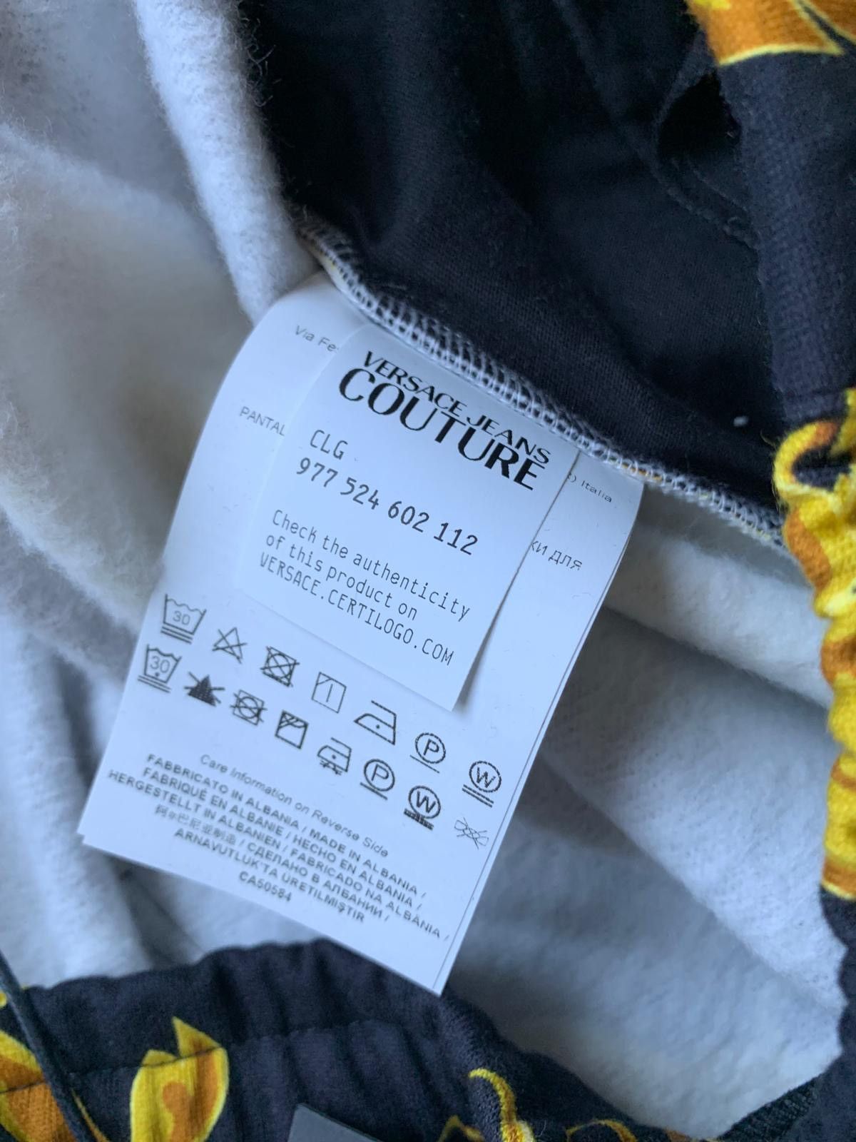 Versace Jeans Couture Garz Chain Couture Versace Jeans Culture trousers, size XL, Size US 34 / EU 50 - 3 Thumbnail