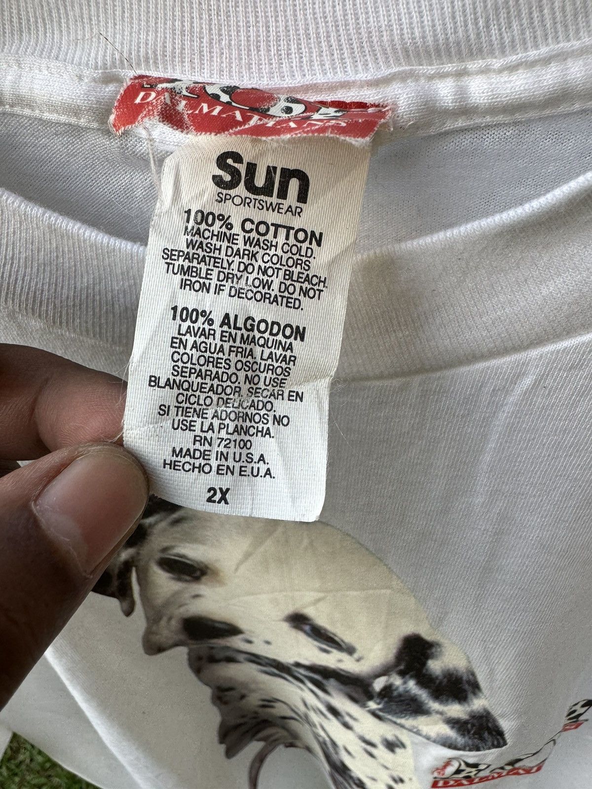 Disney × Vintage 🔥Vintage 90s 101 Dalmatians Nos Tee Size US XXL / EU 58 / 5 - 3 Thumbnail