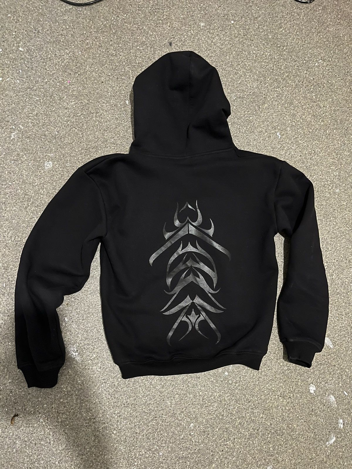 Japanese Brand Slane Tribal Hoodie Size US M / EU 48-50 / 2 - 2 Thumbnail