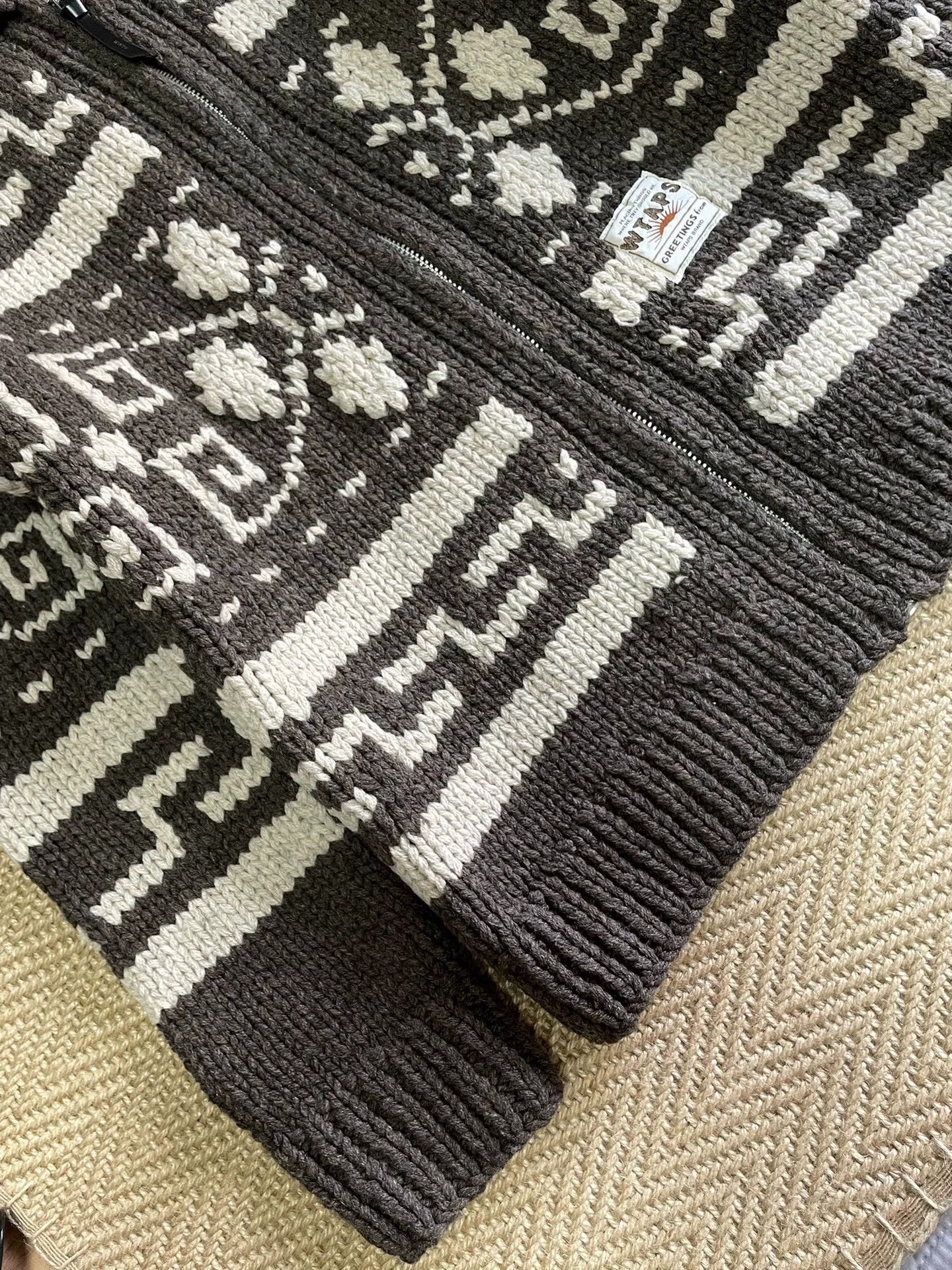 Wtaps WTAPS COWICHAN WOOL SWEATER 13AW M Vintage W/TAGS Size US M / EU 48-50 / 2 - 7 Thumbnail