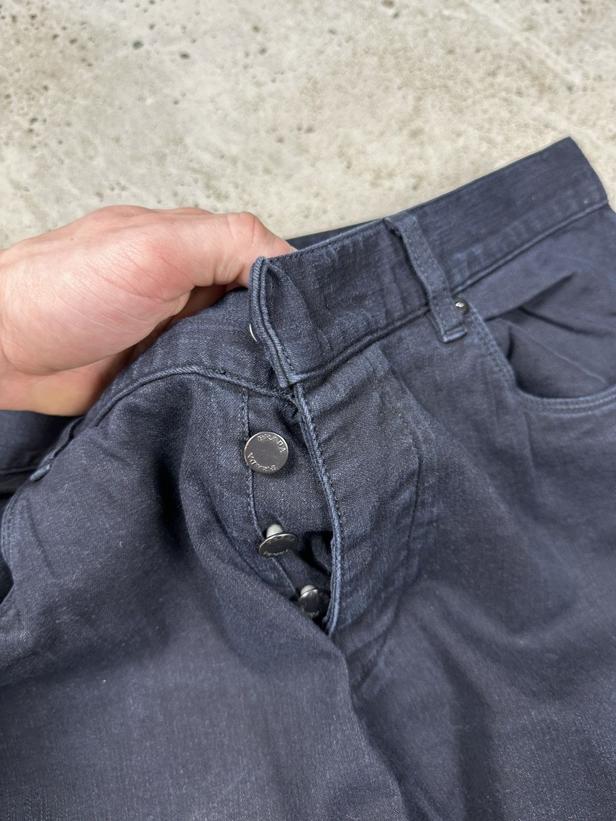 Prada Prada Tapered Fit Navy Jeans Denim Pants Size US 34 / EU 50 - 7 Thumbnail