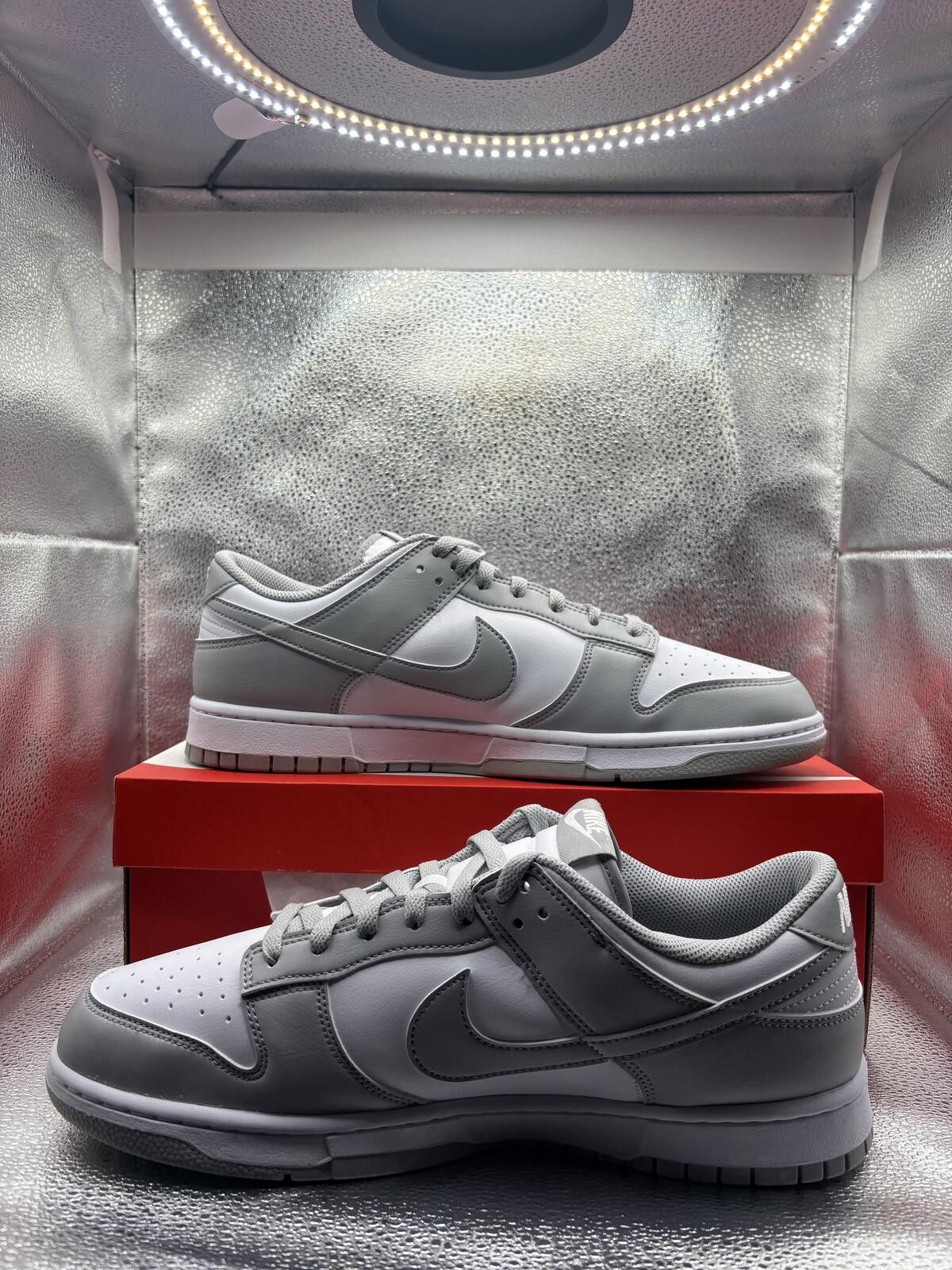 Nike Nike dunk low white light smoke grey Size US 13 / EU 46 - 5 Thumbnail