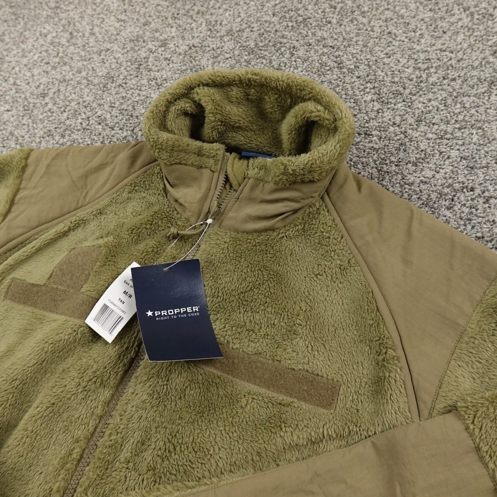 Propper Propper Gen III Fleece Jacket Mens M Green Tan Full Zip Military Tactical Size US M / EU 48-50 / 2 - 2 Thumbnail