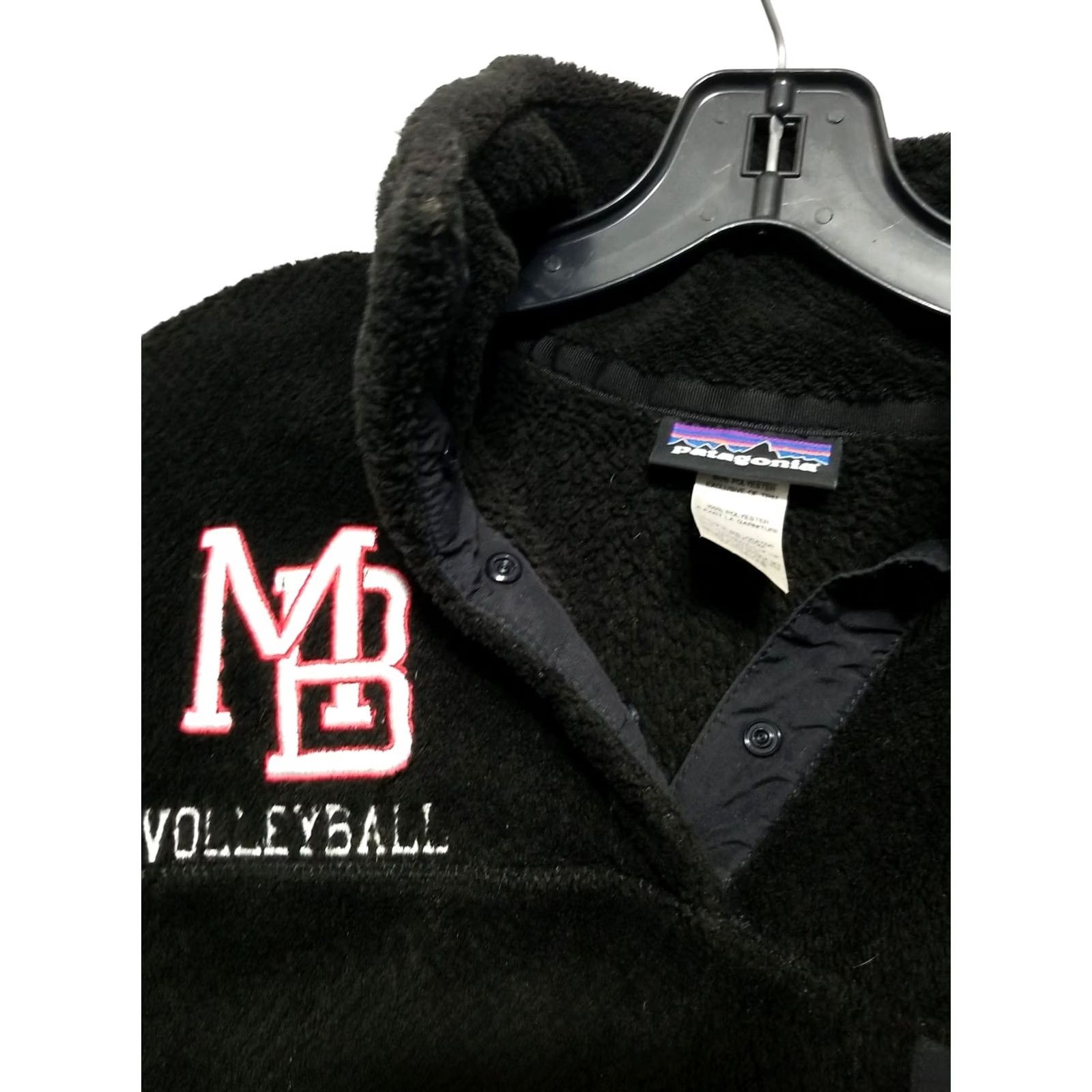 Patagonia VINTAGE Patagonia Women’s XL Black Re-Tool Snap T Fleece Pullover Top Size XL / US 12-14 / IT 48-50 - 2 Thumbnail