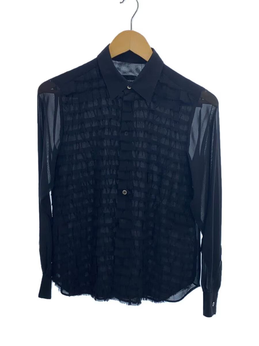 Comme des Garcons Pleated Sheer Long Sleeve Blouse Size S / US 4 / IT 40 - 1 Thumbnail