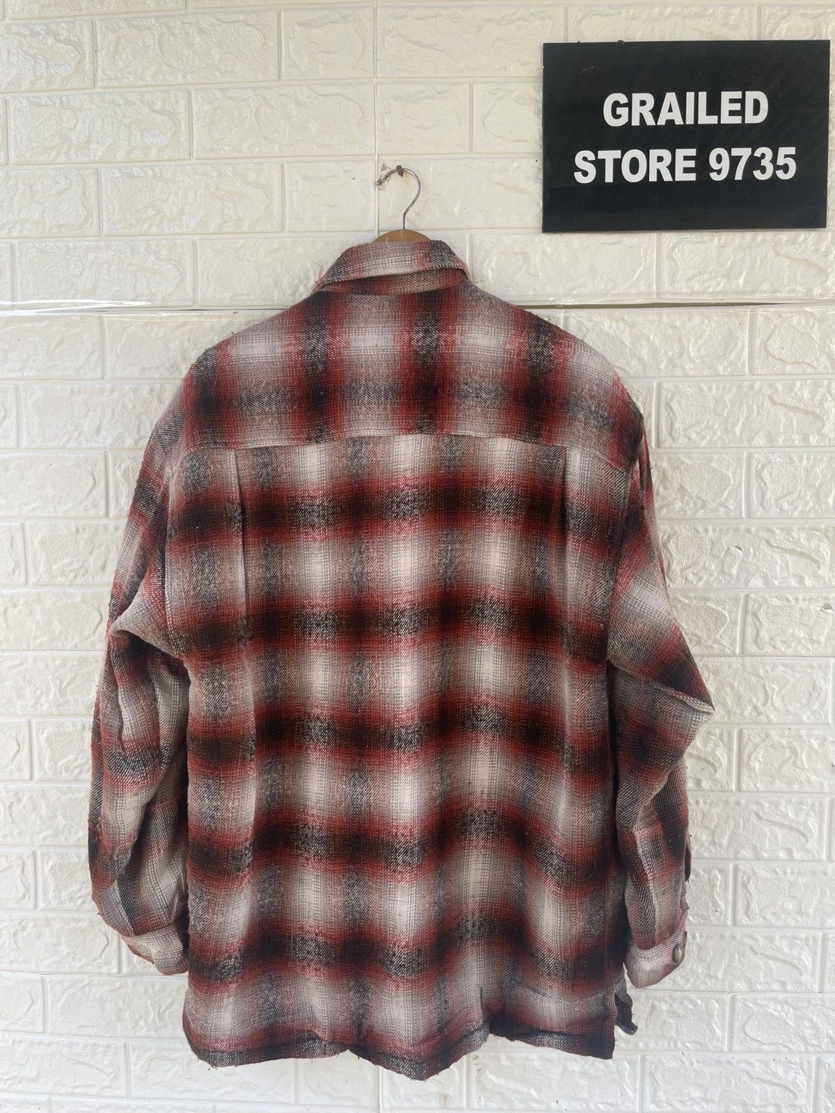 Japanese Brand × Vintage Vintage Mandoc Wool Flannel Size US XL / EU 56 / 4 - 2 Thumbnail