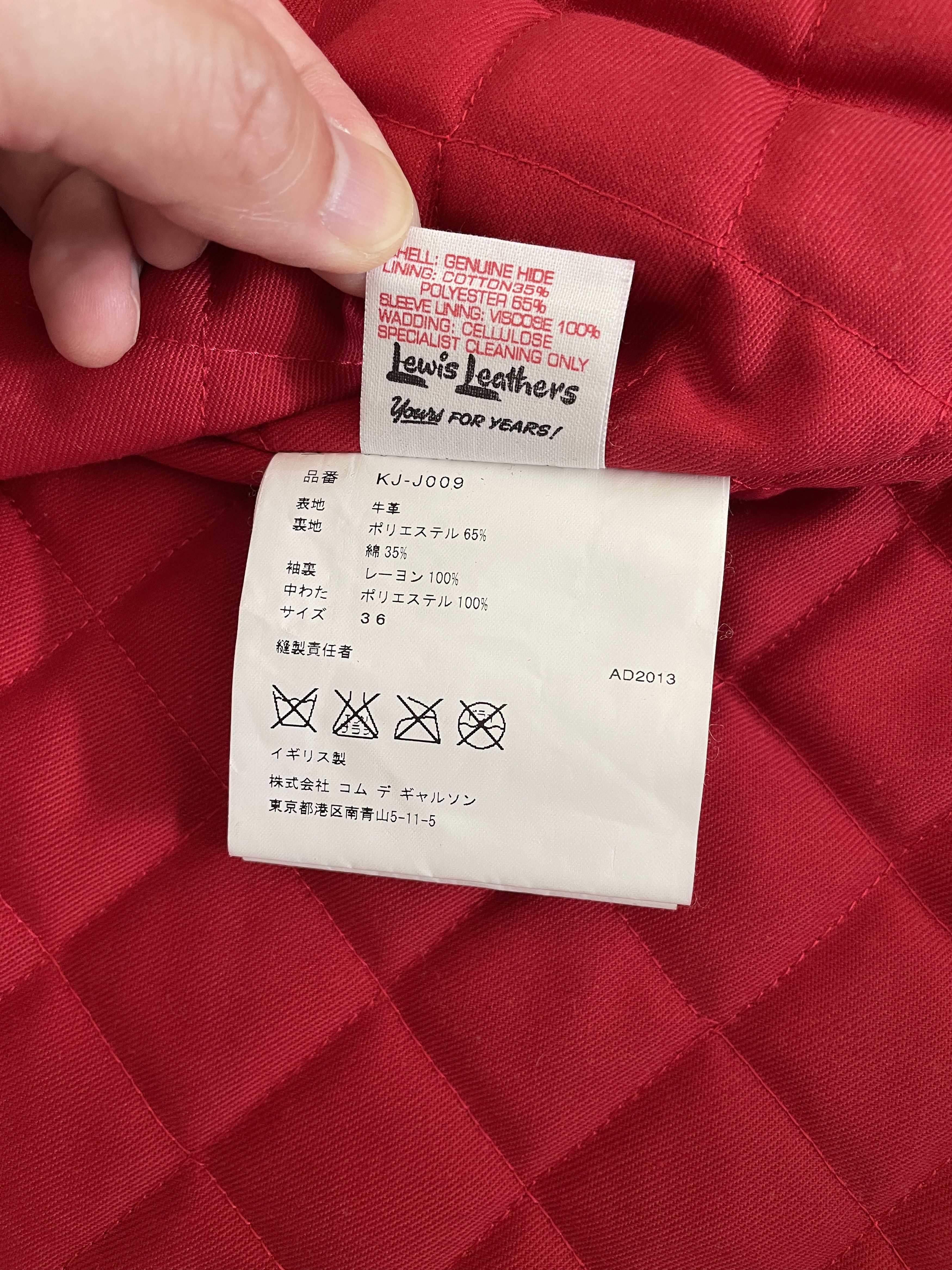 Comme des Garcons "Live Free Die Strong" Heavy Distress Leather Biker Jacket Size US S / EU 44-46 / 1 - 11 Thumbnail