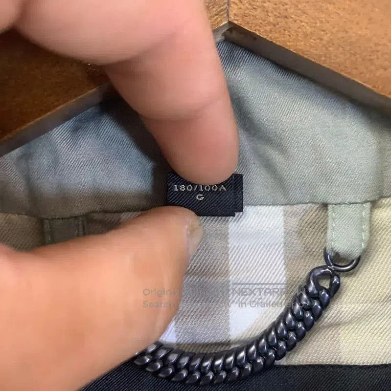 Burberry Burberry Men's Green Trench Coat. Size US L / EU 52-54 / 3 - 4 Thumbnail