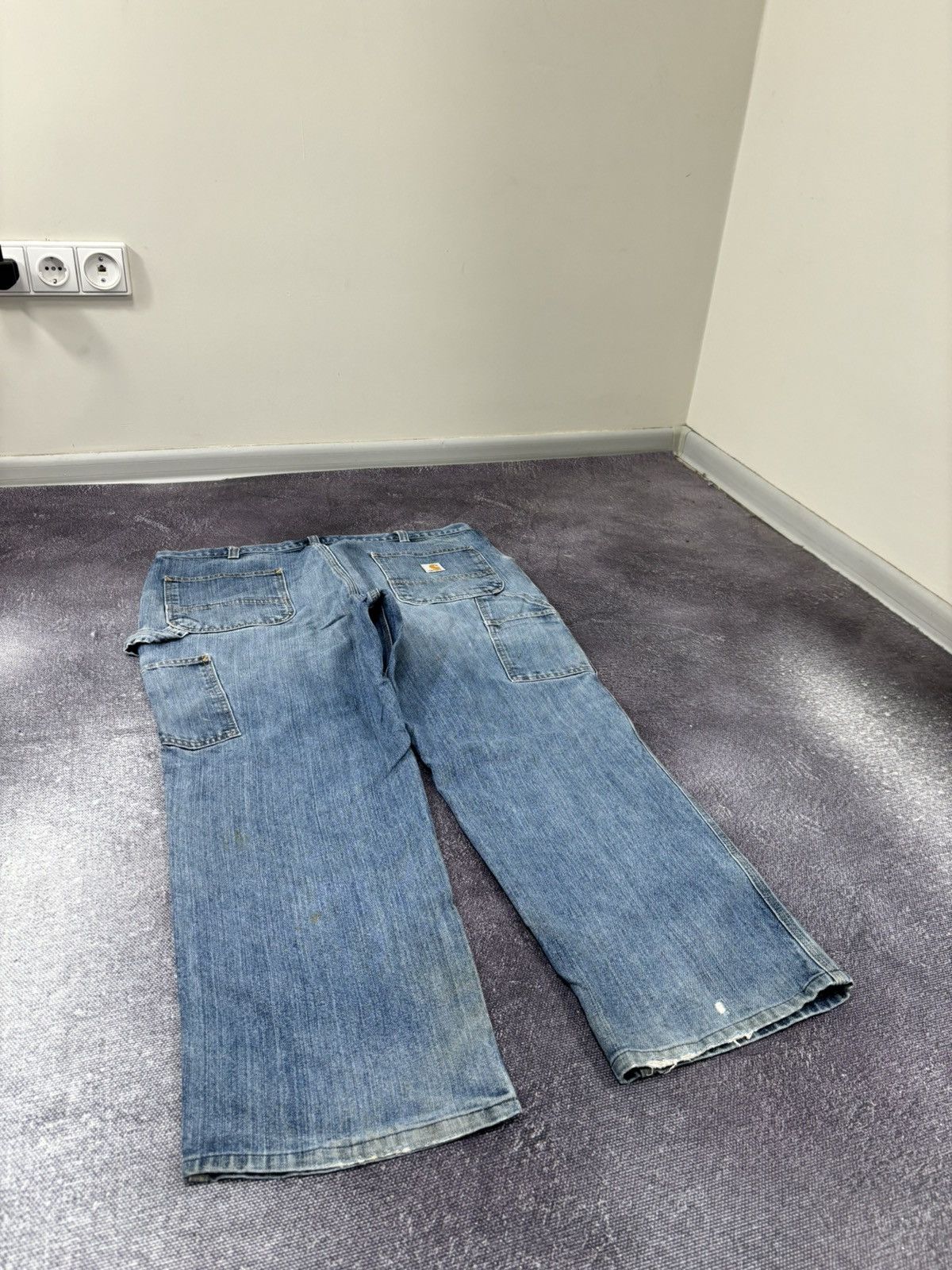 Carhartt Vintage Carhartt USA Faded Light Blue Rare Hype Baggy Jeans Size US 40 / EU 56 - 4 Thumbnail