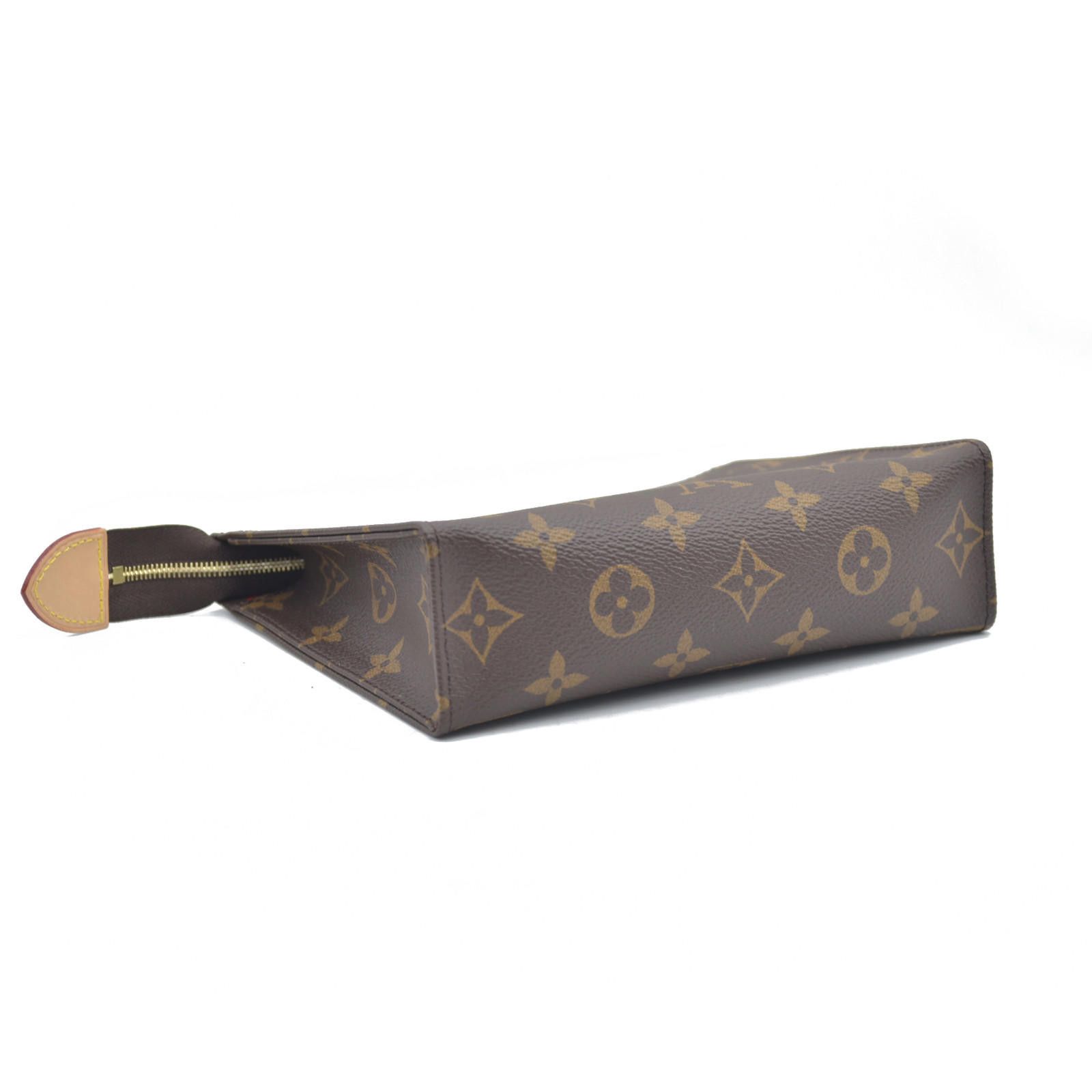 Louis Vuitton $885 Louis Vuitton Monogram Toiletry Pouch 19 Red RFID Size ONE SIZE - 6 Thumbnail
