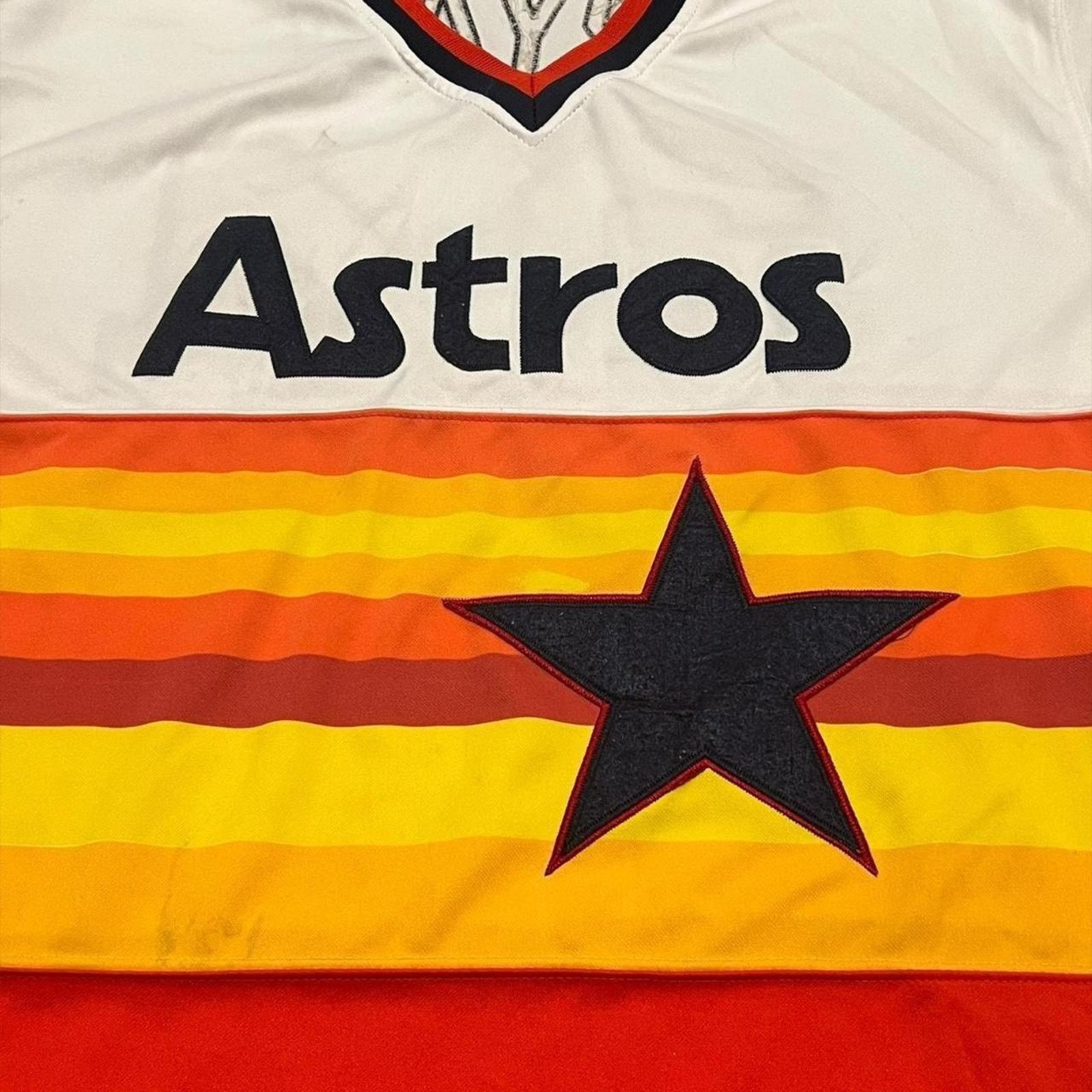 Majestic Majestic Orange Houston Astros Cool Base Team Jersey Size US L / EU 52-54 / 3 - 2 Thumbnail