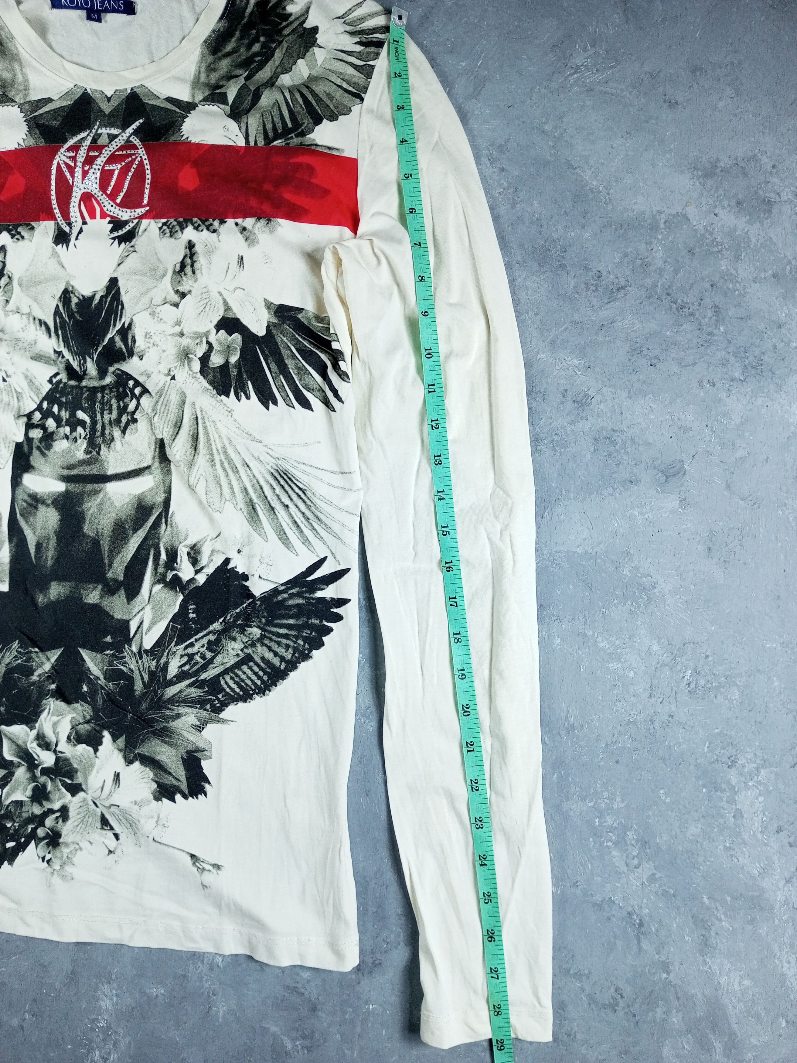 Japanese Brand 2000s Japanese archive Vkei Slim Long Sleeve Tee Size US M / EU 48-50 / 2 - 7 Thumbnail