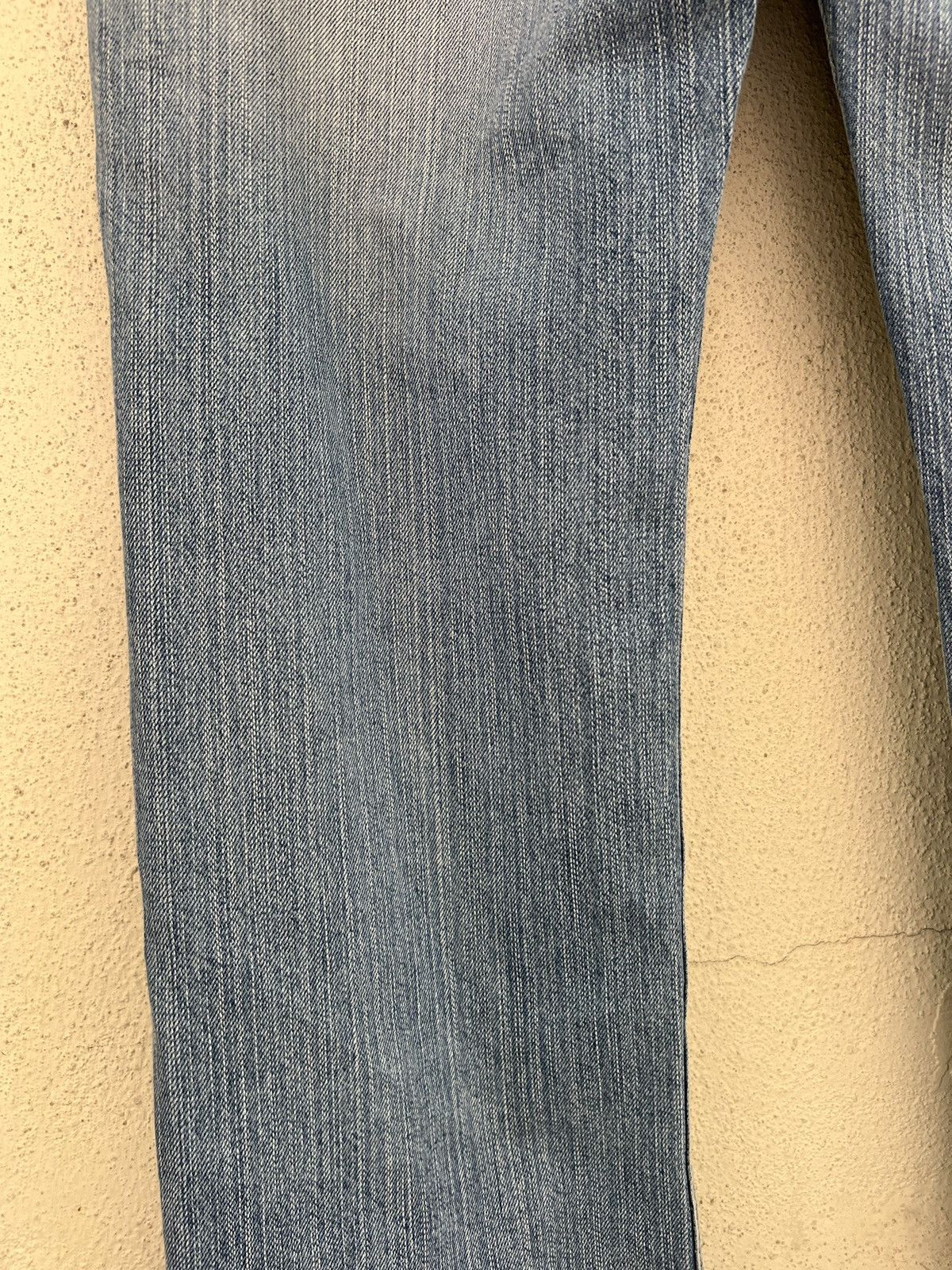 Evisu Vintage Evisu Distressed Fade Denim Double Knee Jeans Size US 31 - 18 Thumbnail