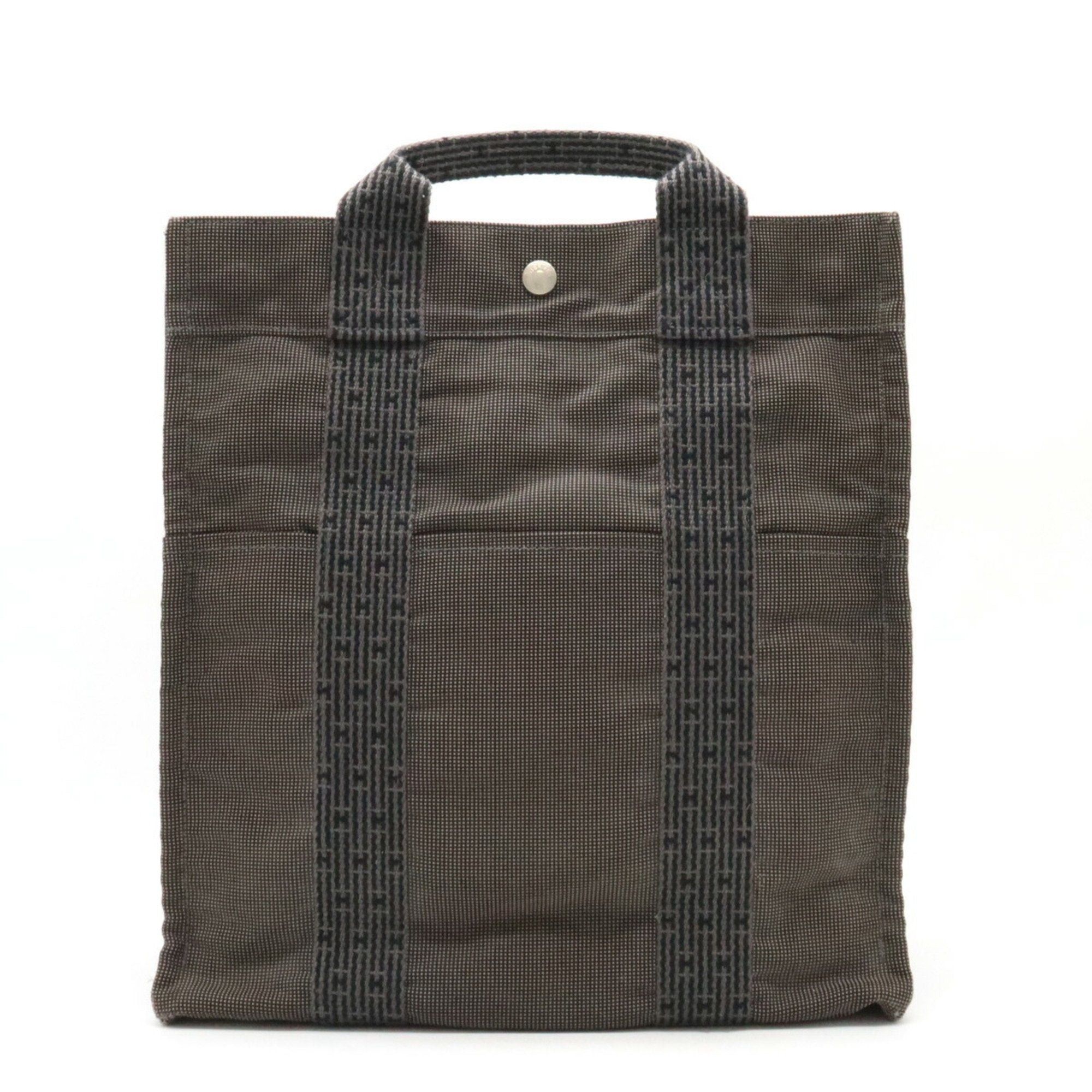 image of Hermes Air Line Sacado Mm Rucksack Backpack Shoulder Bag Canvas Grey, Women's