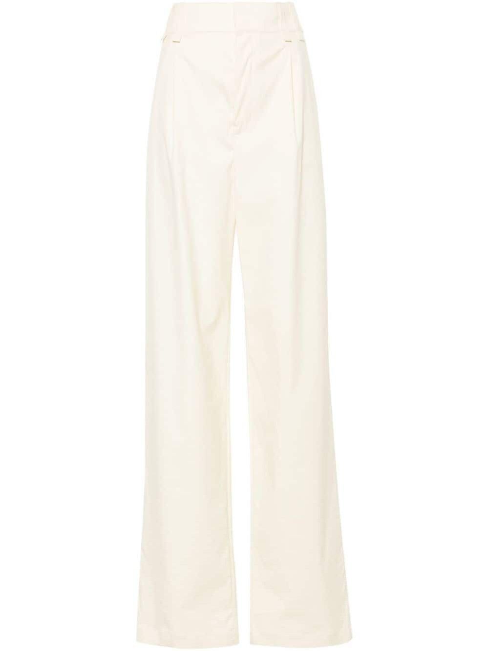 Saint Laurent Paris Wide Leg Pants Size 28" / US 6 / IT 42 - 1 Thumbnail