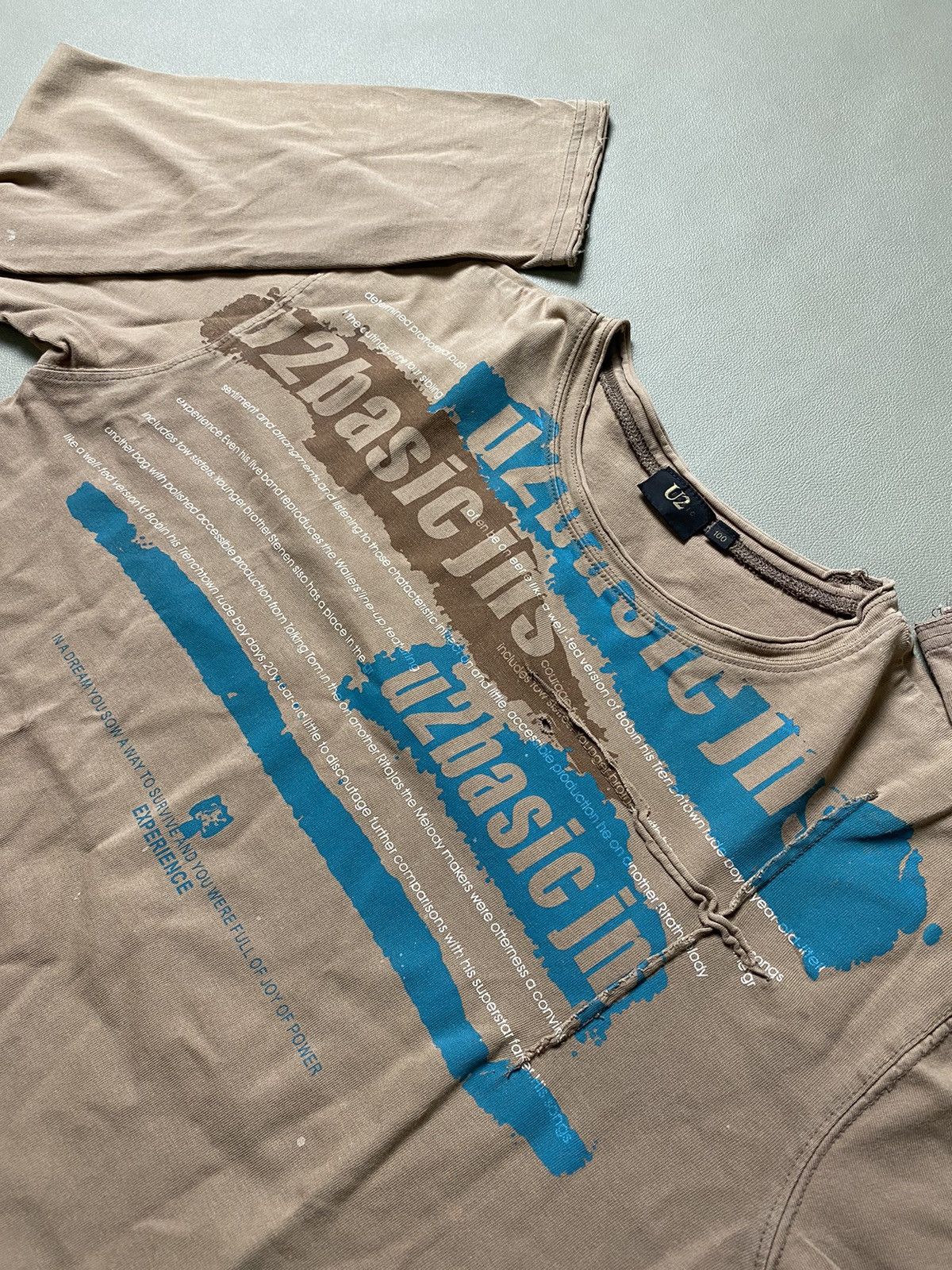 Hysteric Glamour × If Six Was Nine × Le Grande Bleu (L.G.B.) U2 Basic Distressed Poem Archive Longsleeve Size US L / EU 52-54 / 3 - 3 Thumbnail